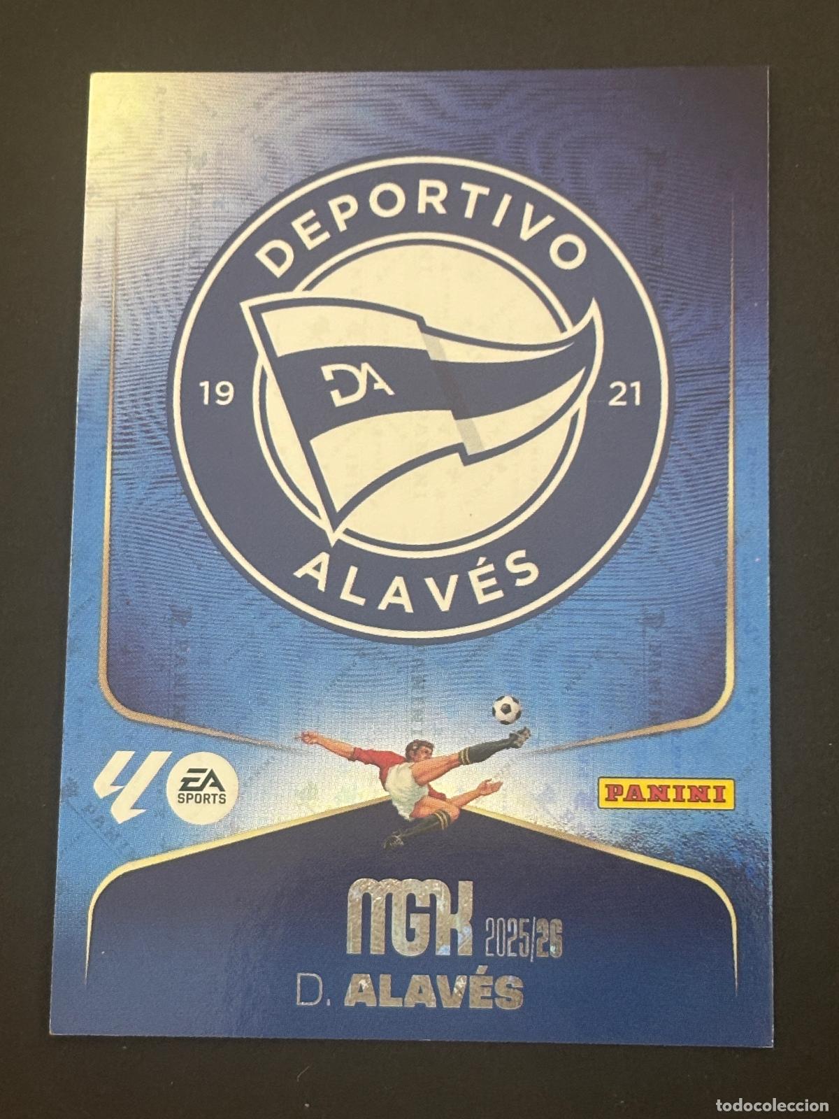Cromos de f&uacute;tbol: 19 ESCUDO ALAVES MEGACRACKS MGK 25-26 2025-2026 PANINI LIGA