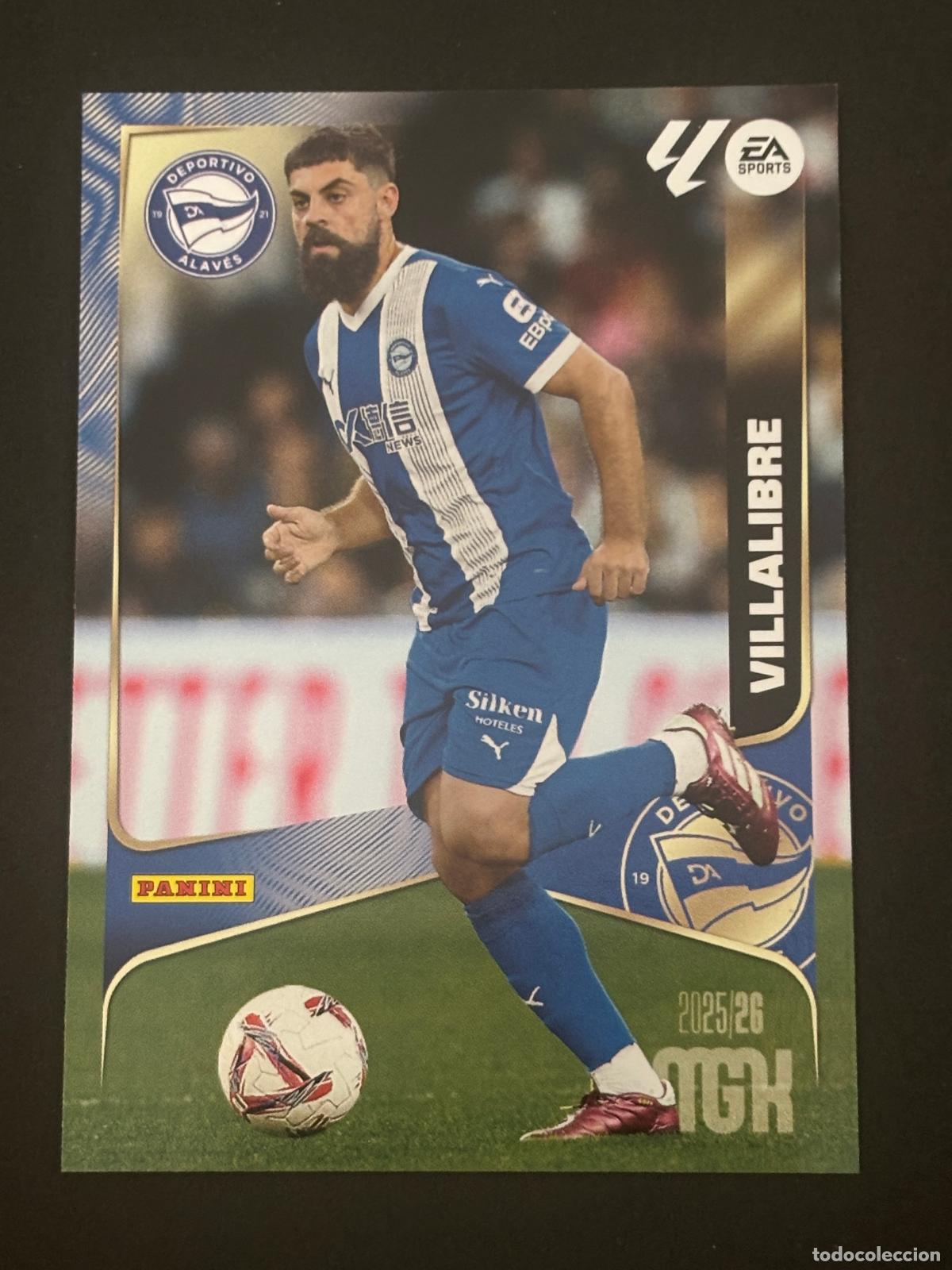 Cromos de f&uacute;tbol: 36 VILLALIBRE ALAVES MEGACRACKS MGK 25-26 2025-2026 PANINI LIGA