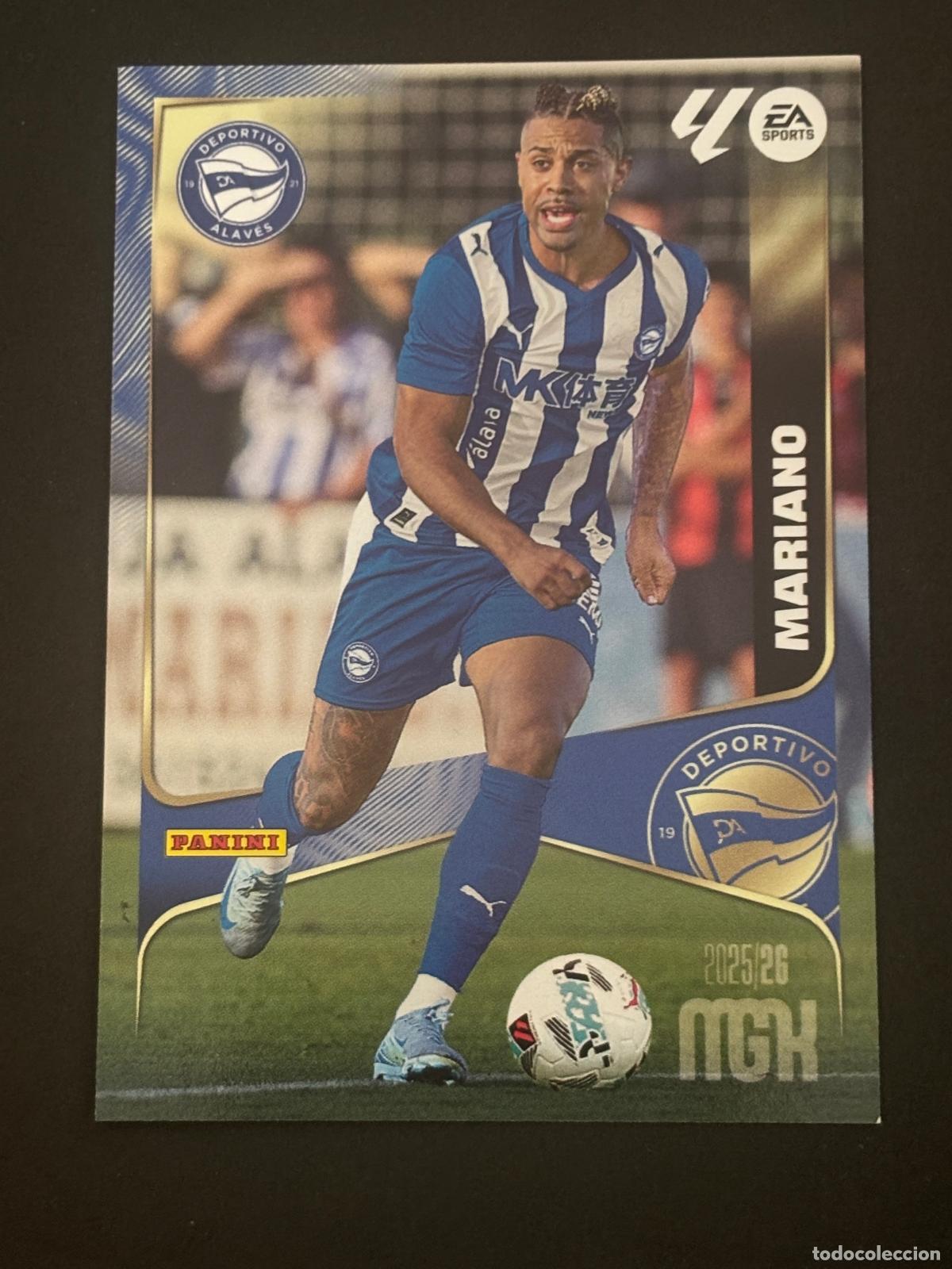 Cromos de f&uacute;tbol: 34 MARIANO ALAVES 2&ordf; EDICI&Oacute;N MEGACRACKS MGK 25-26 2025-2026 PANINI LIGA