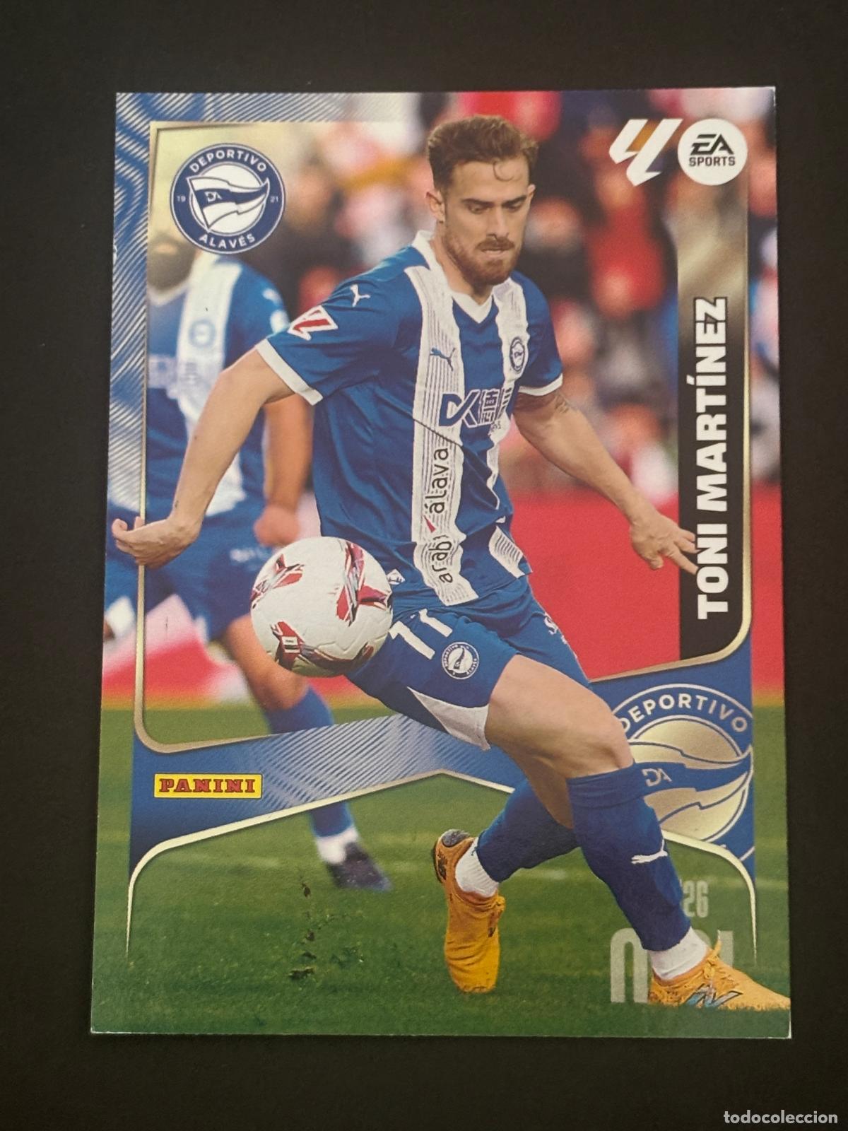 Cromos de f&uacute;tbol: 35 TONI MART&Iacute;NEZ ALAVES MEGACRACKS MGK 25-26 2025-2026 PANINI LIGA