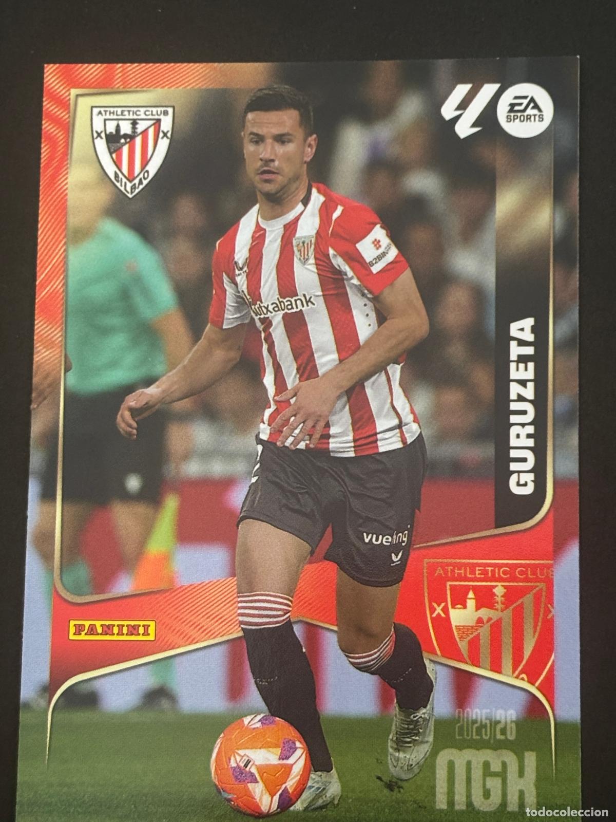 Cromos de f&uacute;tbol: 54 GURUZETA AT BILBAO MEGACRACKS MGK 25-26 2025-2026 PANINI LIGA