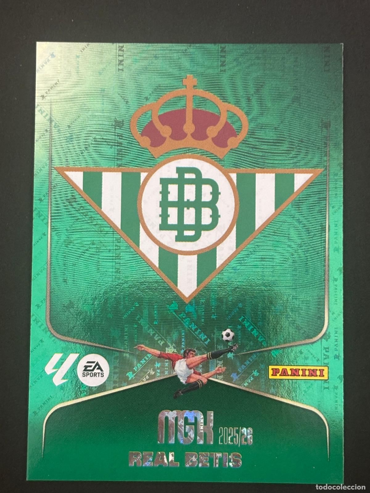 Cromos de f&uacute;tbol: 91 ESCUDO BETIS MEGACRACKS MGK 25-26 2025-2026 PANINI LIGA