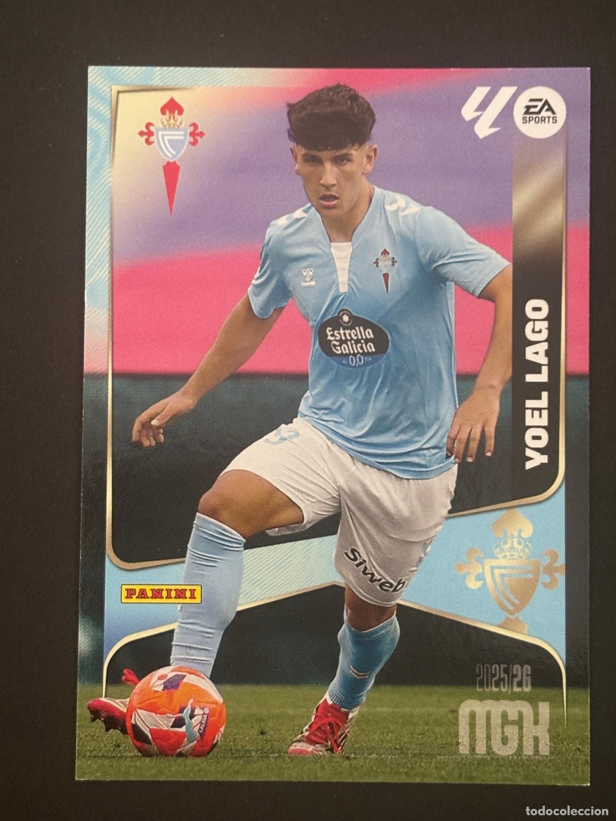 Cromos de f&uacute;tbol: 115 YOEL LAGO CELTA MEGACRACKS MGK 25-26 2025-2026 PANINI LIGA