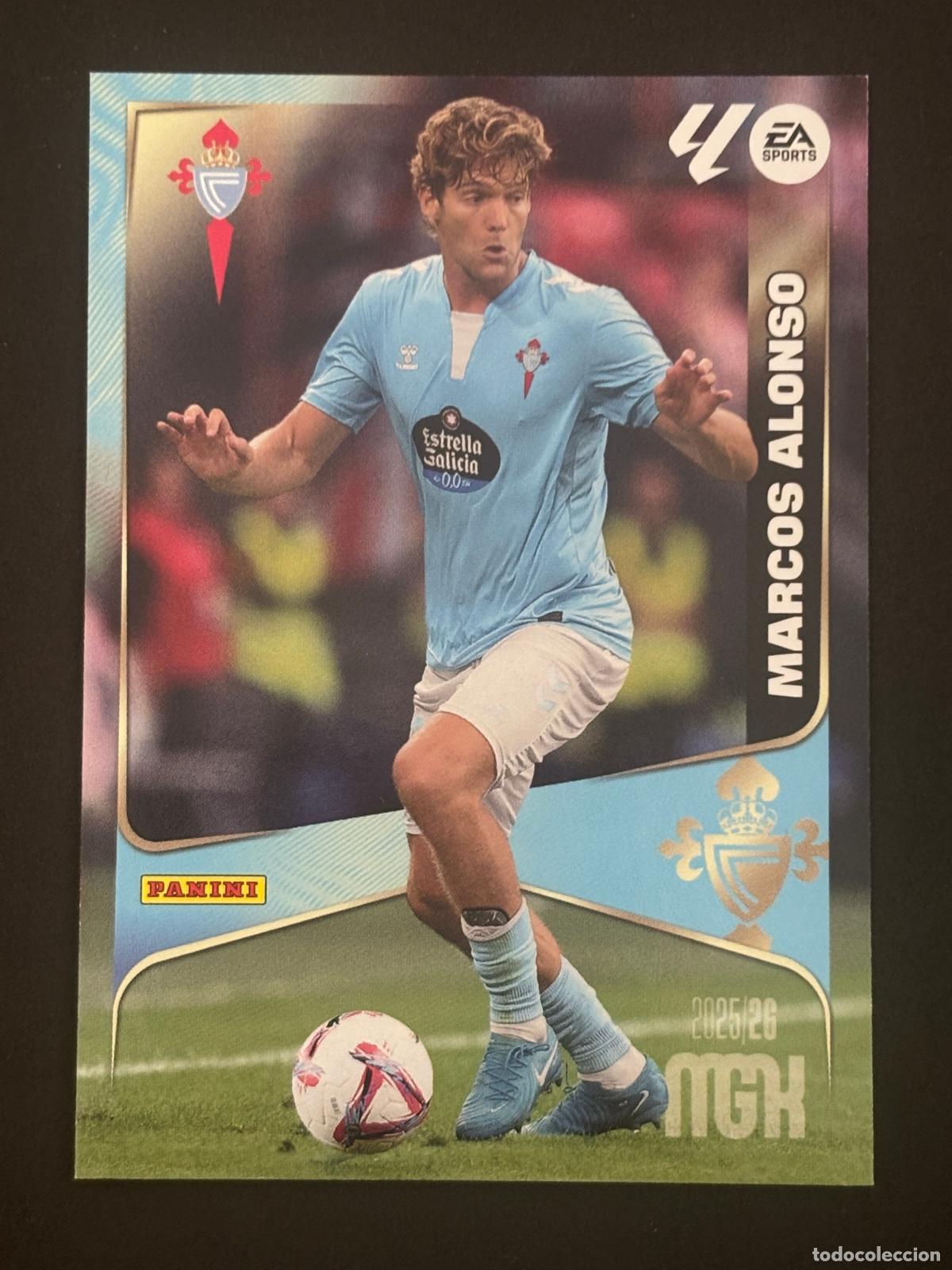 Fu&szlig;ball-Sticker: 117 MARCOS ALONSO CELTA MEGACRACKS MGK 25-26 2025-2026 PANINI LIGA