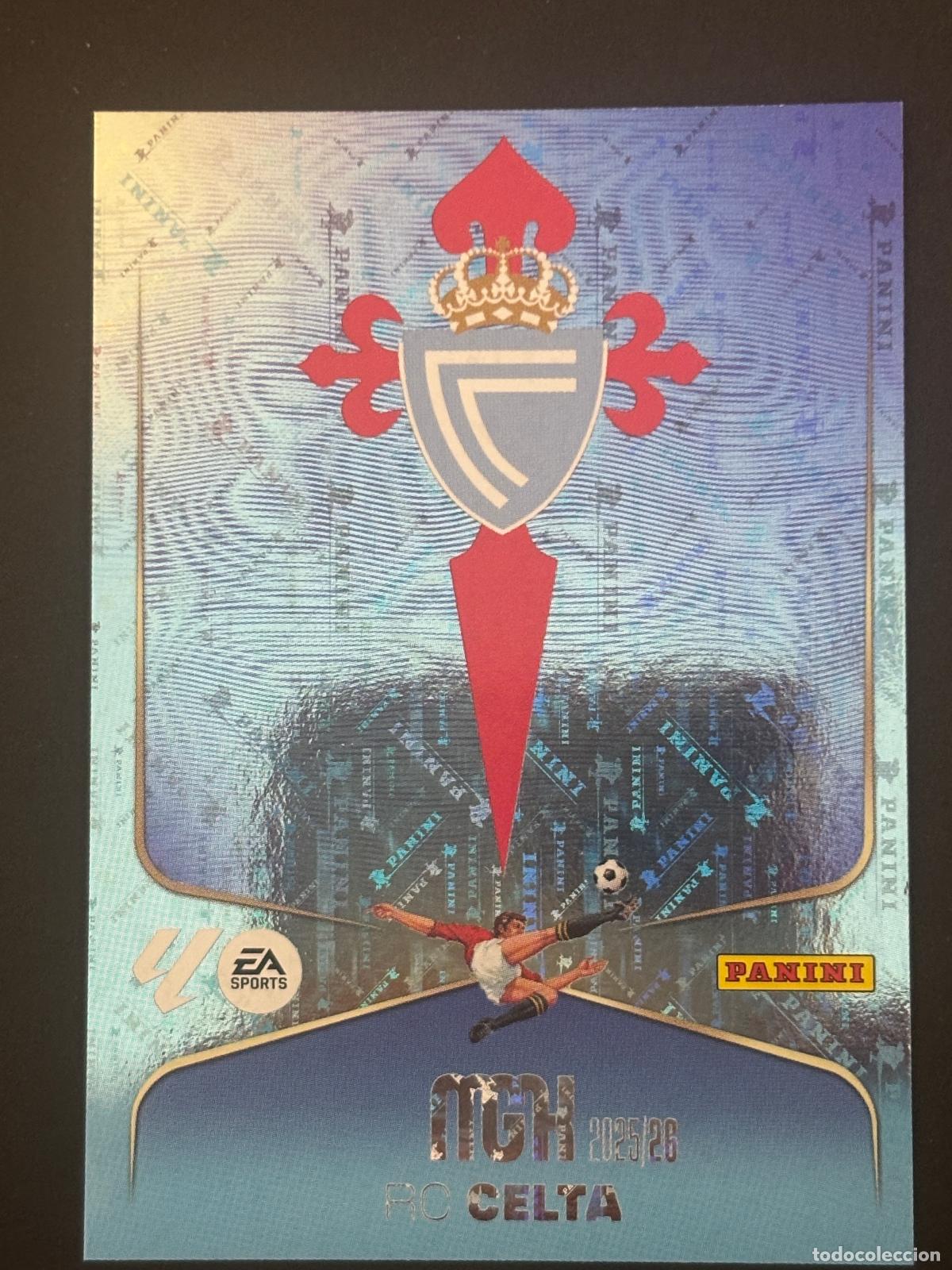 Cromos de f&uacute;tbol: 109 ESCUDO CELTA MEGACRACKS MGK 25-26 2025-2026 PANINI LIGA
