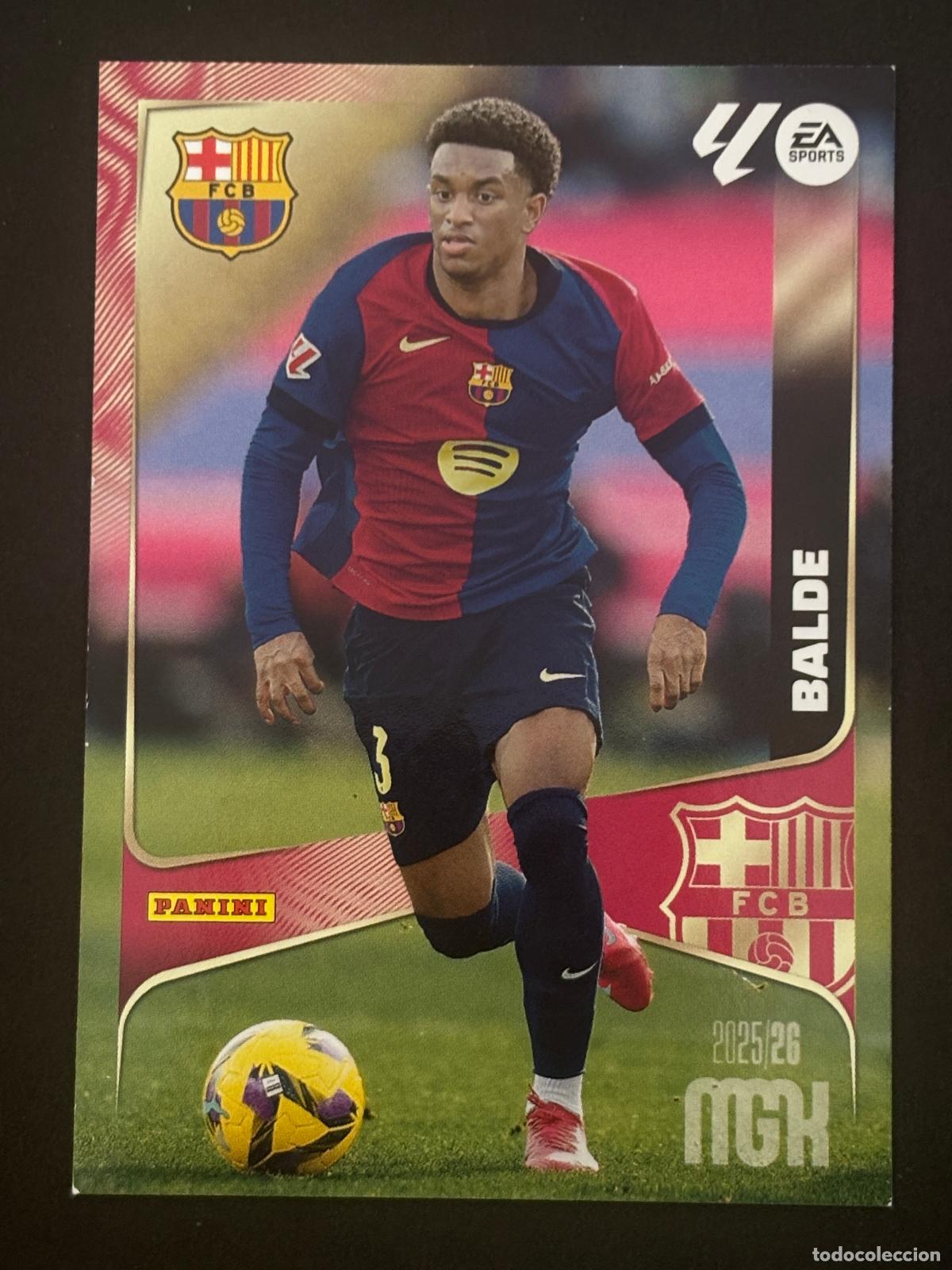 Cromos de f&uacute;tbol: 81 BALDE BARCELONA MEGACRACKS MGK 25-26 2025-2026 PANINI LIGA