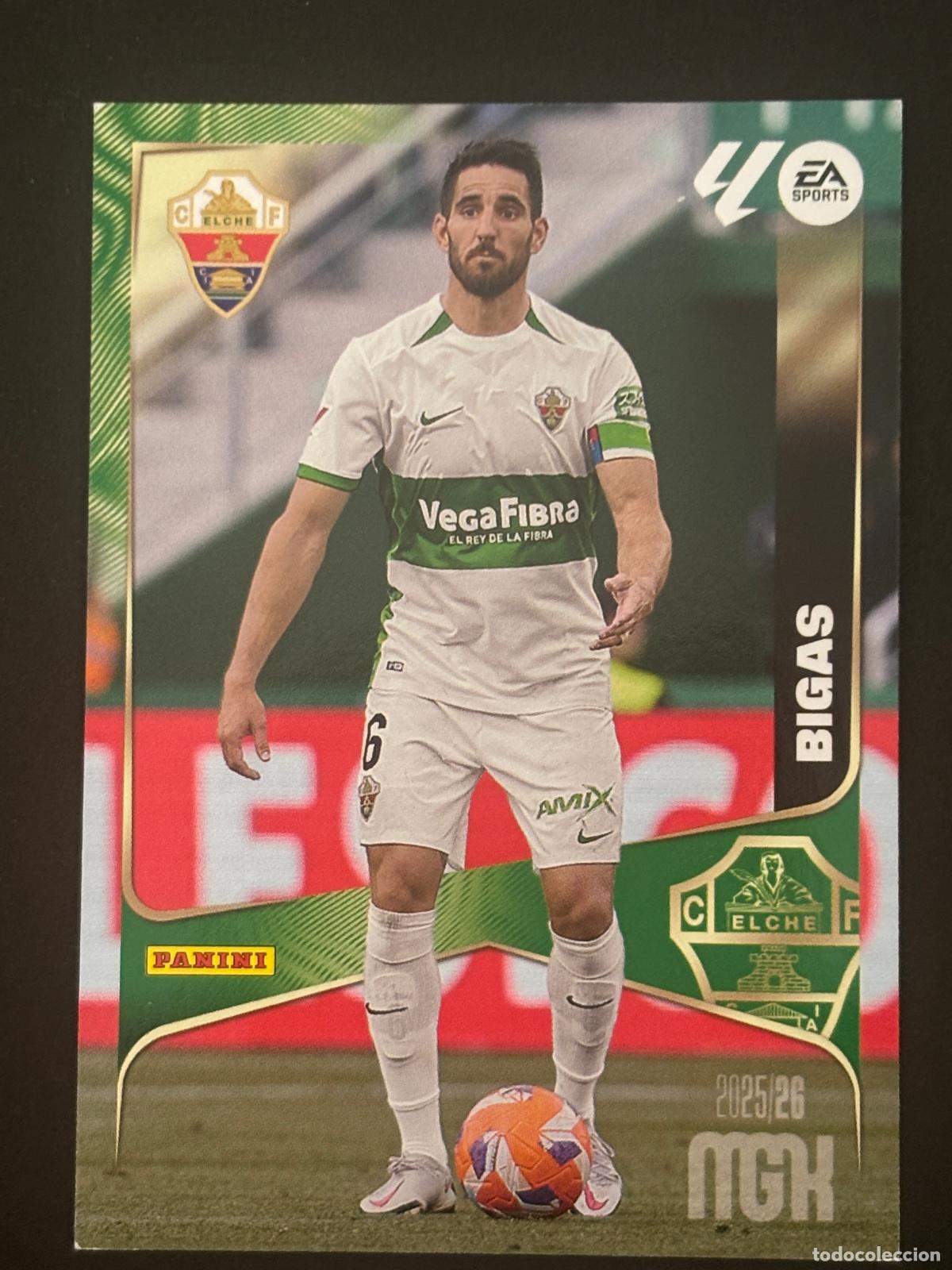 Figurine di Calcio: 134 BIGAS ELCHE MEGACRACKS MGK 25-26 2025-2026 PANINI LIGA