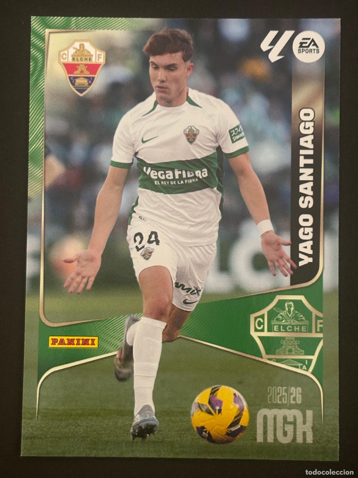 Figurine di Calcio: 143 YAGO SANTIAGO ELCHE MEGACRACKS MGK 25-26 2025-2026 PANINI LIGA