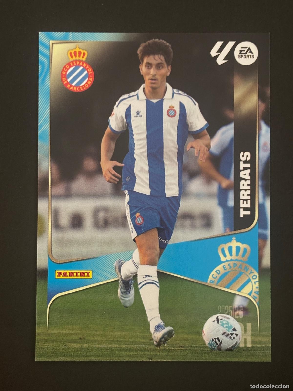 Cromos de f&uacute;tbol: 155 TERRATS ESPANYOL 2&ordf; EDICI&Oacute;N MEGACRACKS MGK 25-26 2025-2026 PANINI LIGA