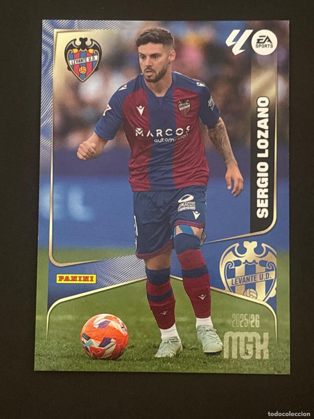 Cromos de Futebol: 209 SERGIO LOZANO LEVANTE MEGACRACKS MGK 25-26 2025-2026 PANINI LIGA
