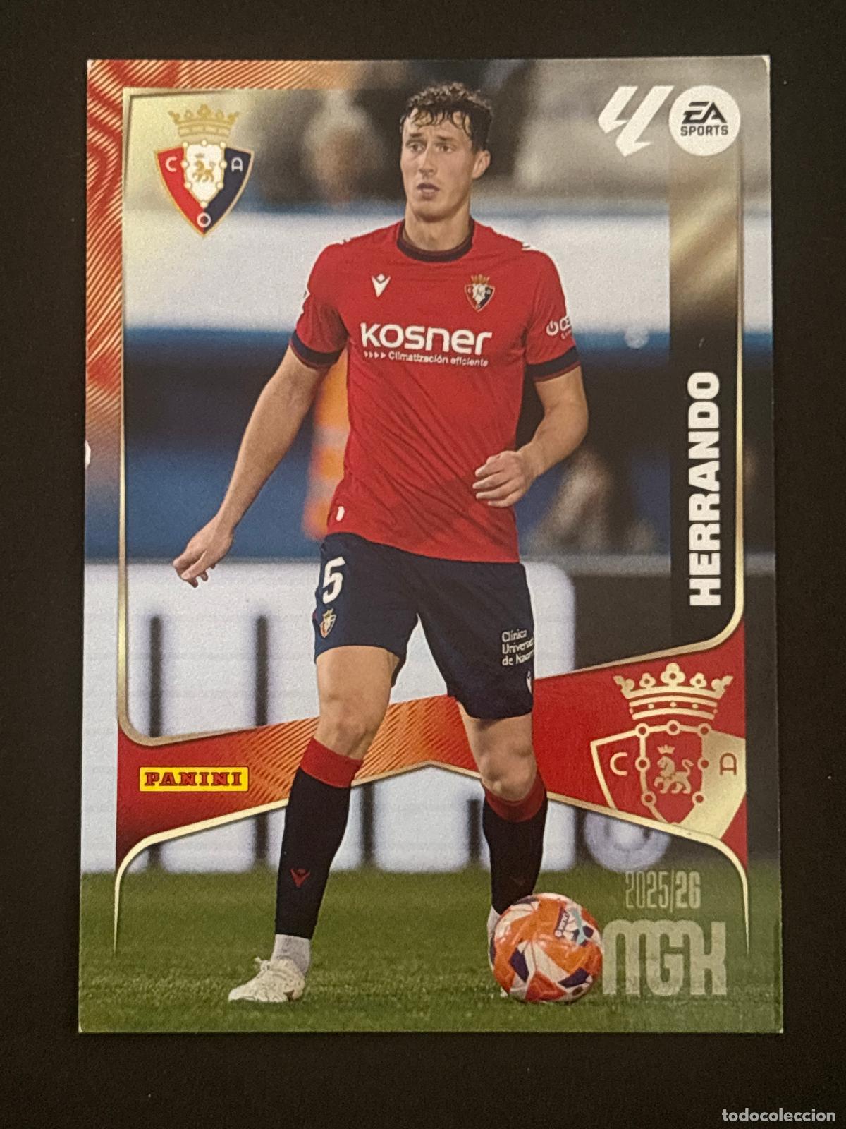 Cromos de Futebol: 259 HERRANDO OSASUNA MEGACRACKS MGK 25-26 2025-2026 PANINI LIGA