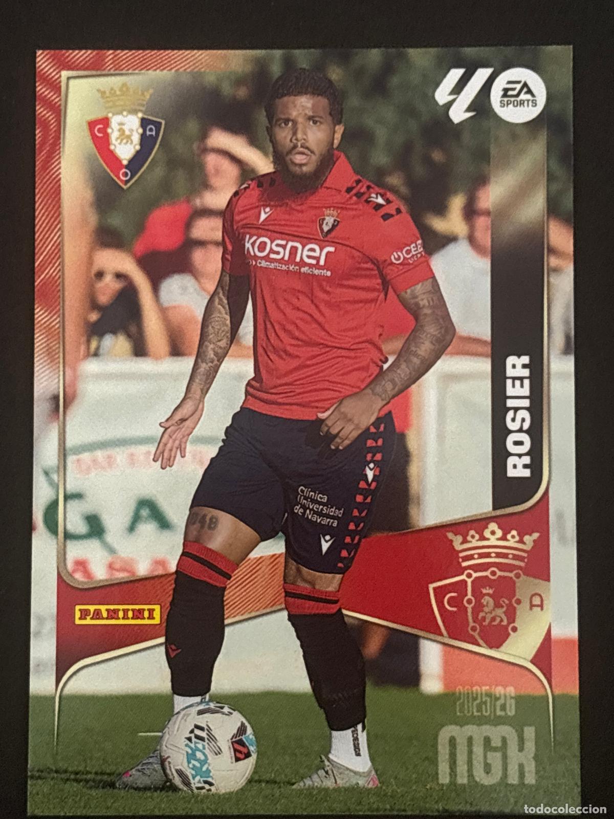 Cromos de f&uacute;tbol: 256 ROSIER OSASUNA 2&ordf; EDICI&Oacute;N MEGACRACKS MGK 25-26 2025-2026 PANINI LIGA