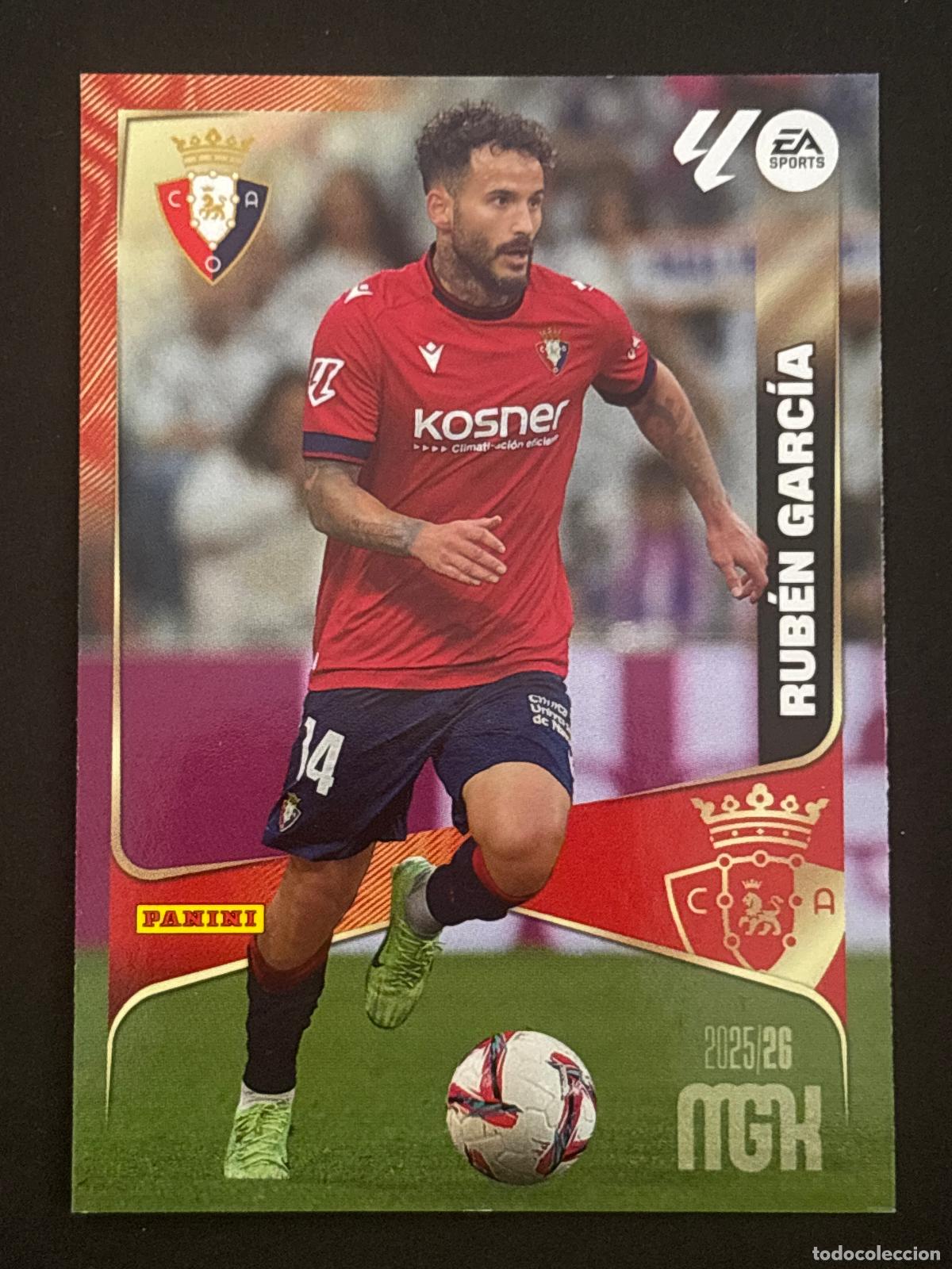 Cromos de Futebol: 265 RUB&Eacute;N GARC&Iacute;A OSASUNA MEGACRACKS MGK 25-26 2025-2026 PANINI LIGA