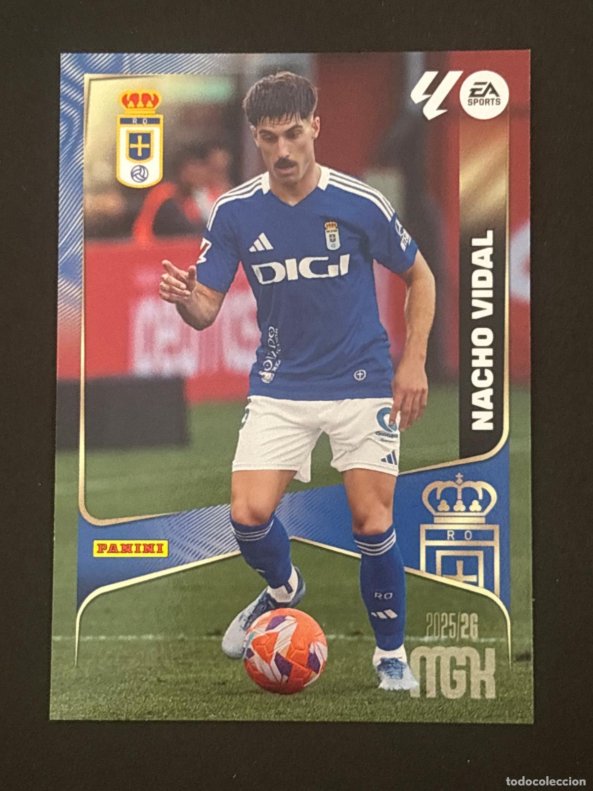 Cromos de Futebol: 274 NACHO VIDAL OVIEDO MEGACRACKS MGK 25-26 2025-2026 PANINI LIGA
