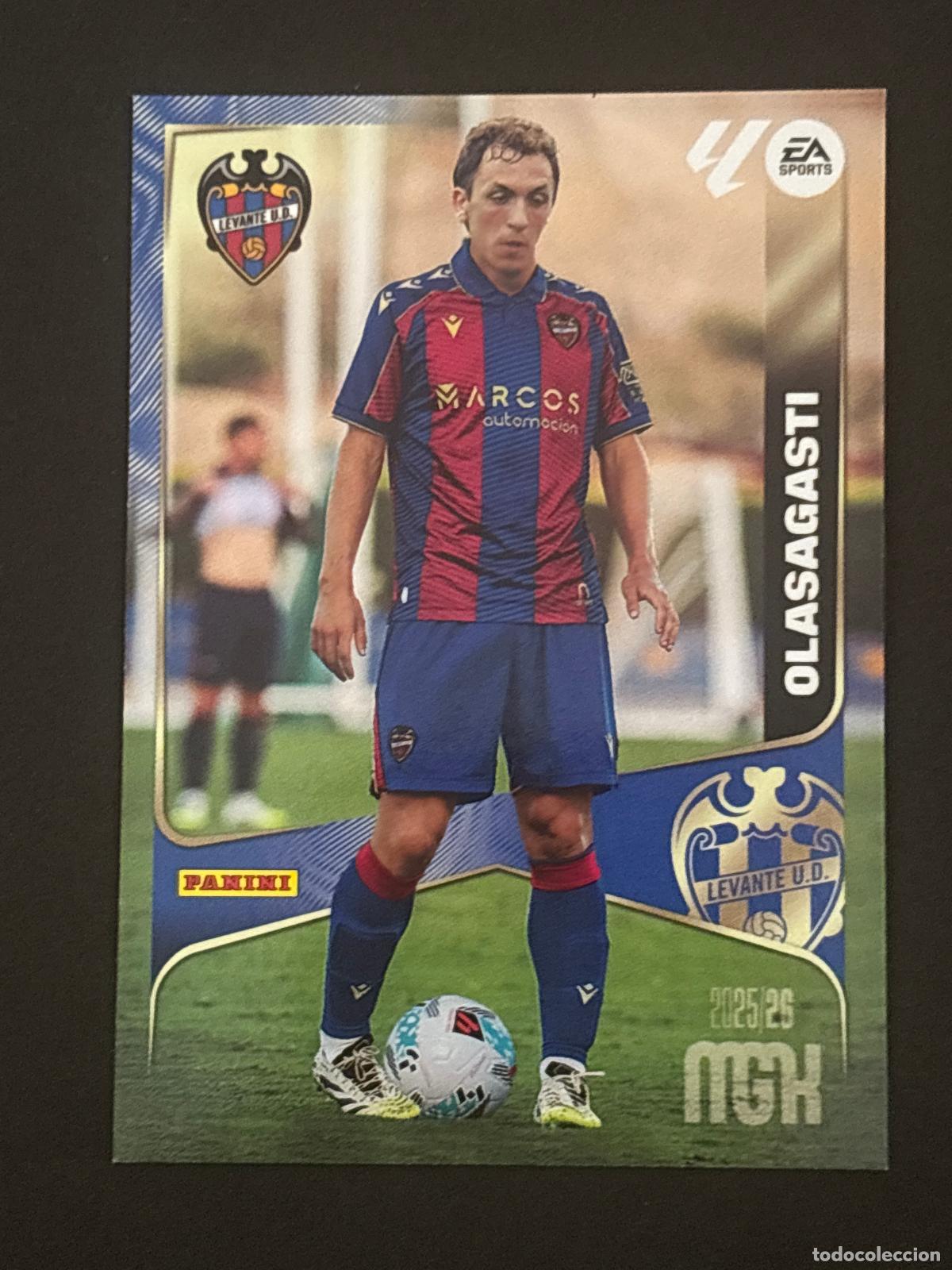 Cromos de Futebol: 210 OLASAGASTI LEVANTE 2&ordf; EDICI&Oacute;N MEGACRACKS MGK 25-26 2025-2026 PANINI LIGA