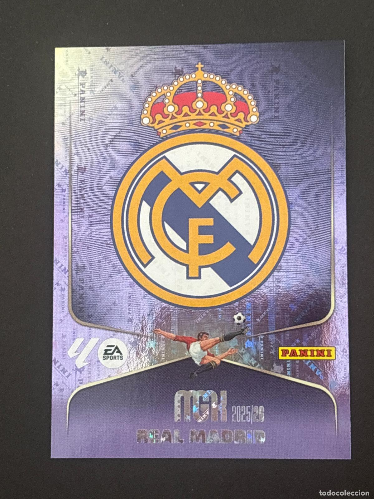 Fu&szlig;ball-Sticker: 217 ESCUDO REAL MADRID MEGACRACKS MGK 25-26 2025-2026 PANINI LIGA