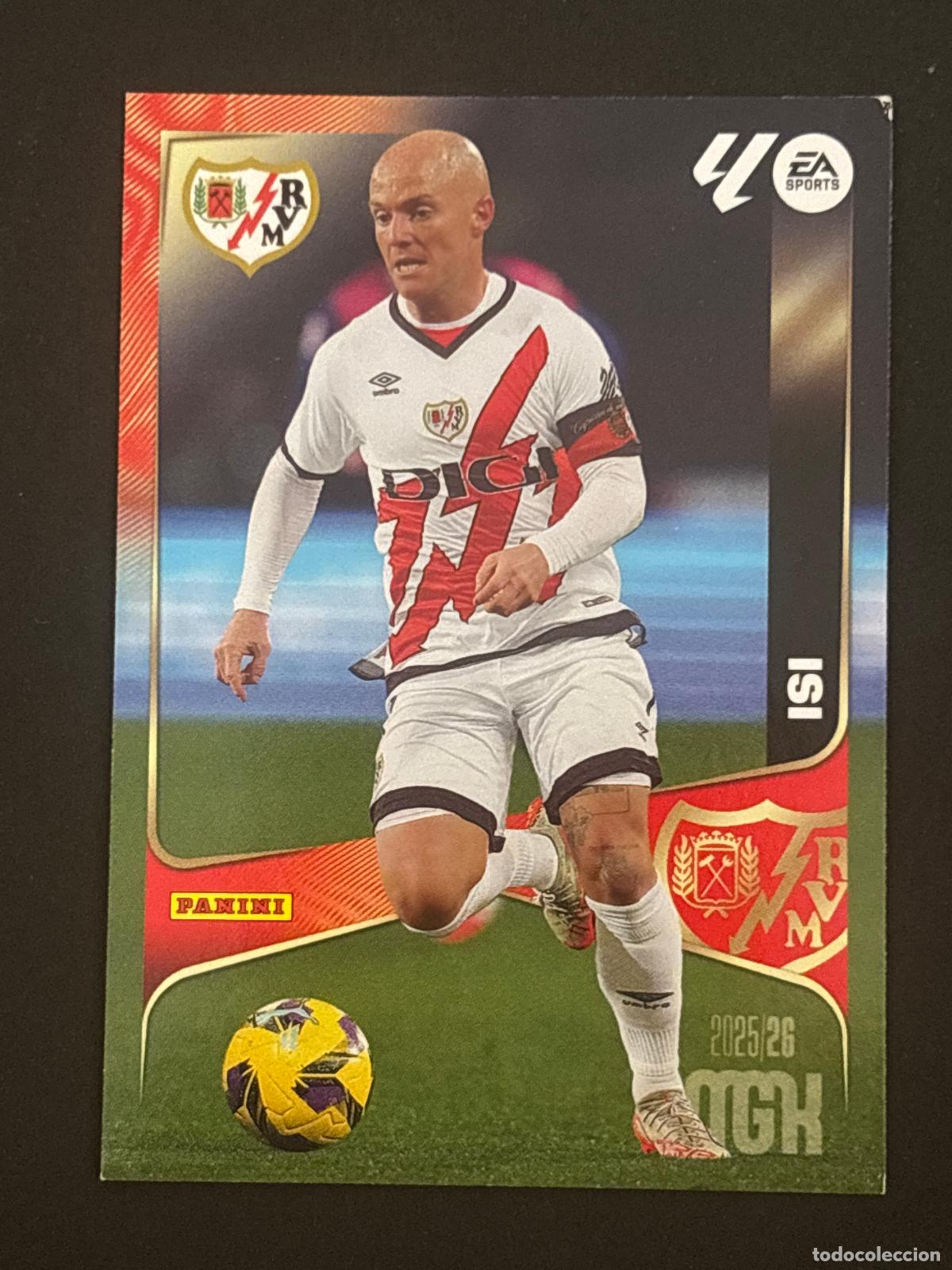 Fu&szlig;ball-Sticker: 301 ISI RAYO MEGACRACKS MGK 25-26 2025-2026 PANINI LIGA