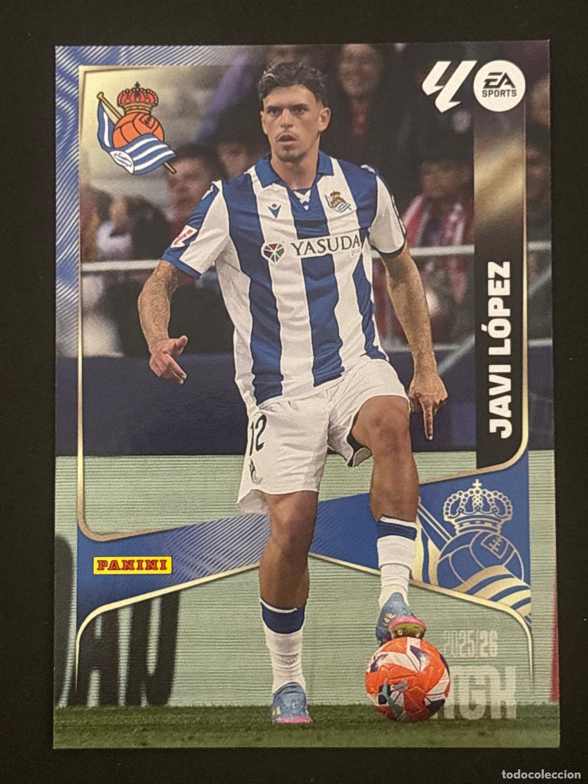 Fu&szlig;ball-Sticker: 315 JAVI L&Oacute;PEZ REAL SOCIEDAD MEGACRACKS MGK 25-26 2025-2026 PANINI LIGA