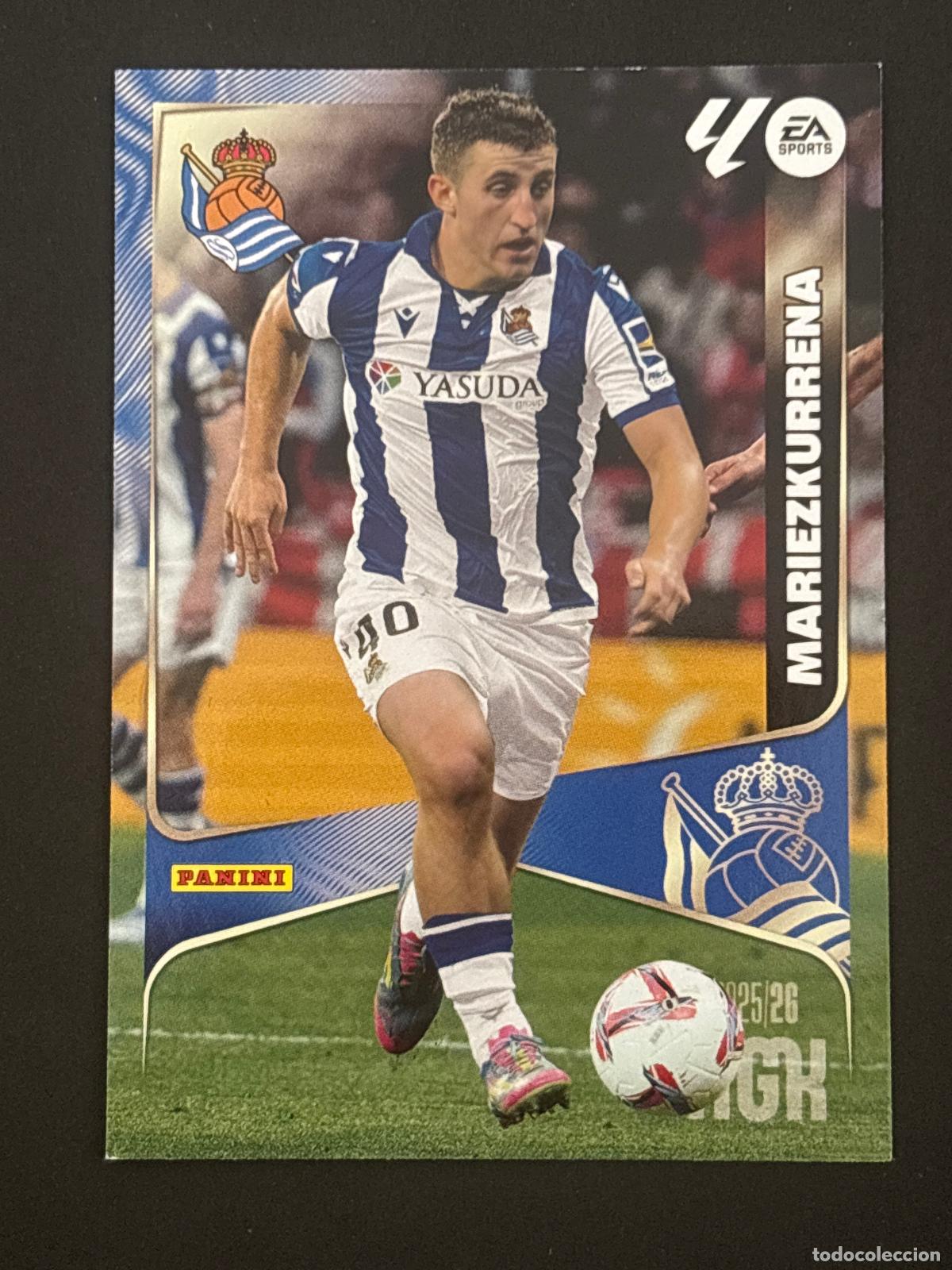 Fu&szlig;ball-Sticker: 324 MARIEZKURRENA REAL SOCIEDAD MEGACRACKS MGK 25-26 2025-2026 PANINI LIGA