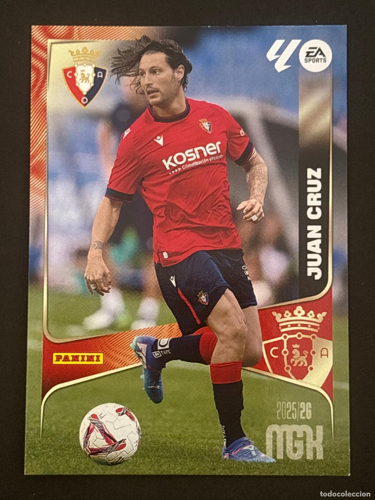 Figurine di Calcio: 260 JUAN CRUZ OSASUNA MEGACRACKS MGK 25-26 2025-2026 PANINI LIGA