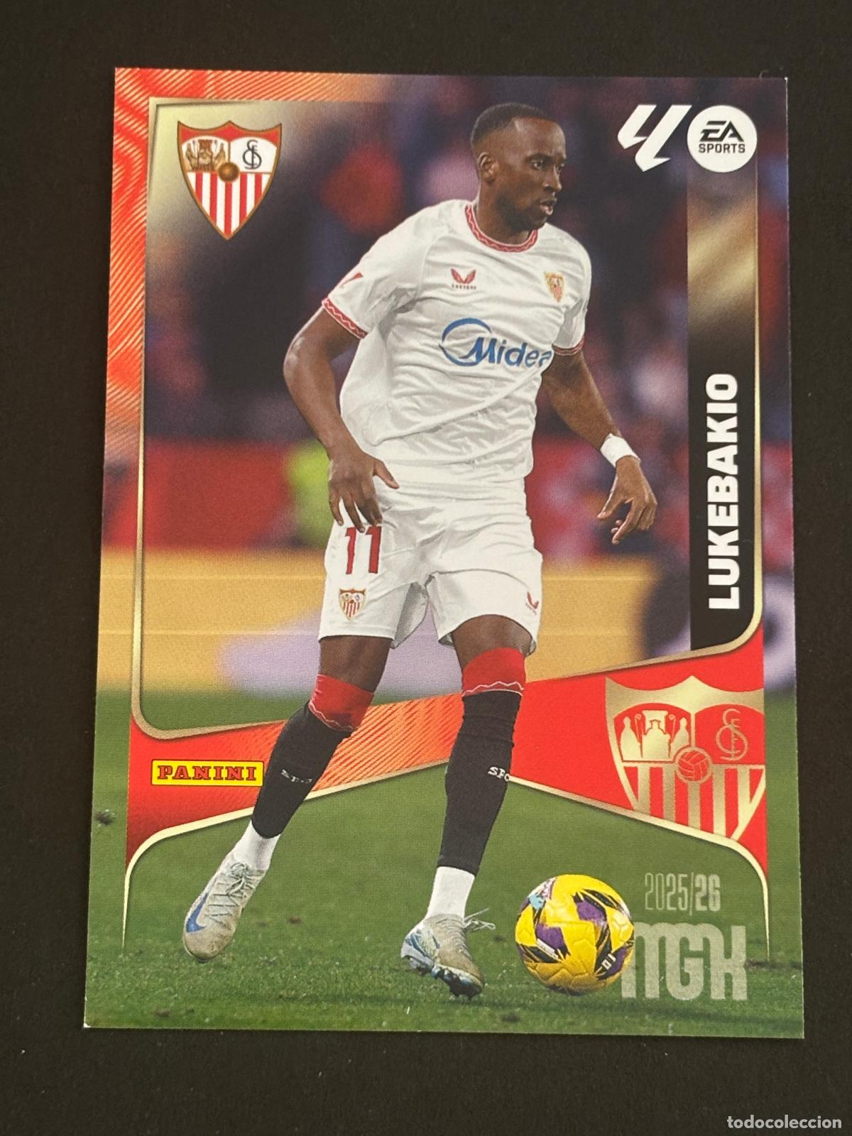 Figurine di Calcio: 340 LUKEBAKIO SEVILLA MEGACRACKS MGK 25-26 2025-2026 PANINI LIGA