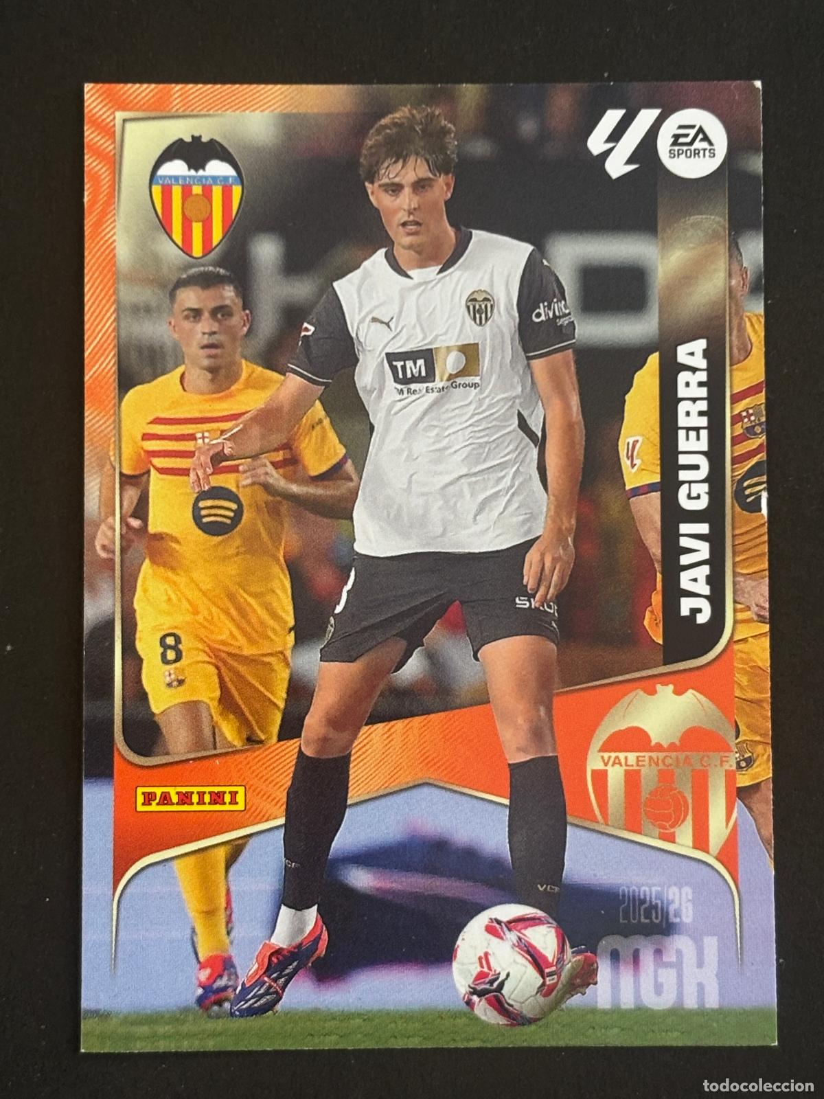 Figurine di Calcio: 355 JAVI GUERRA VALENCIA MEGACRACKS MGK 25-26 2025-2026 PANINI LIGA