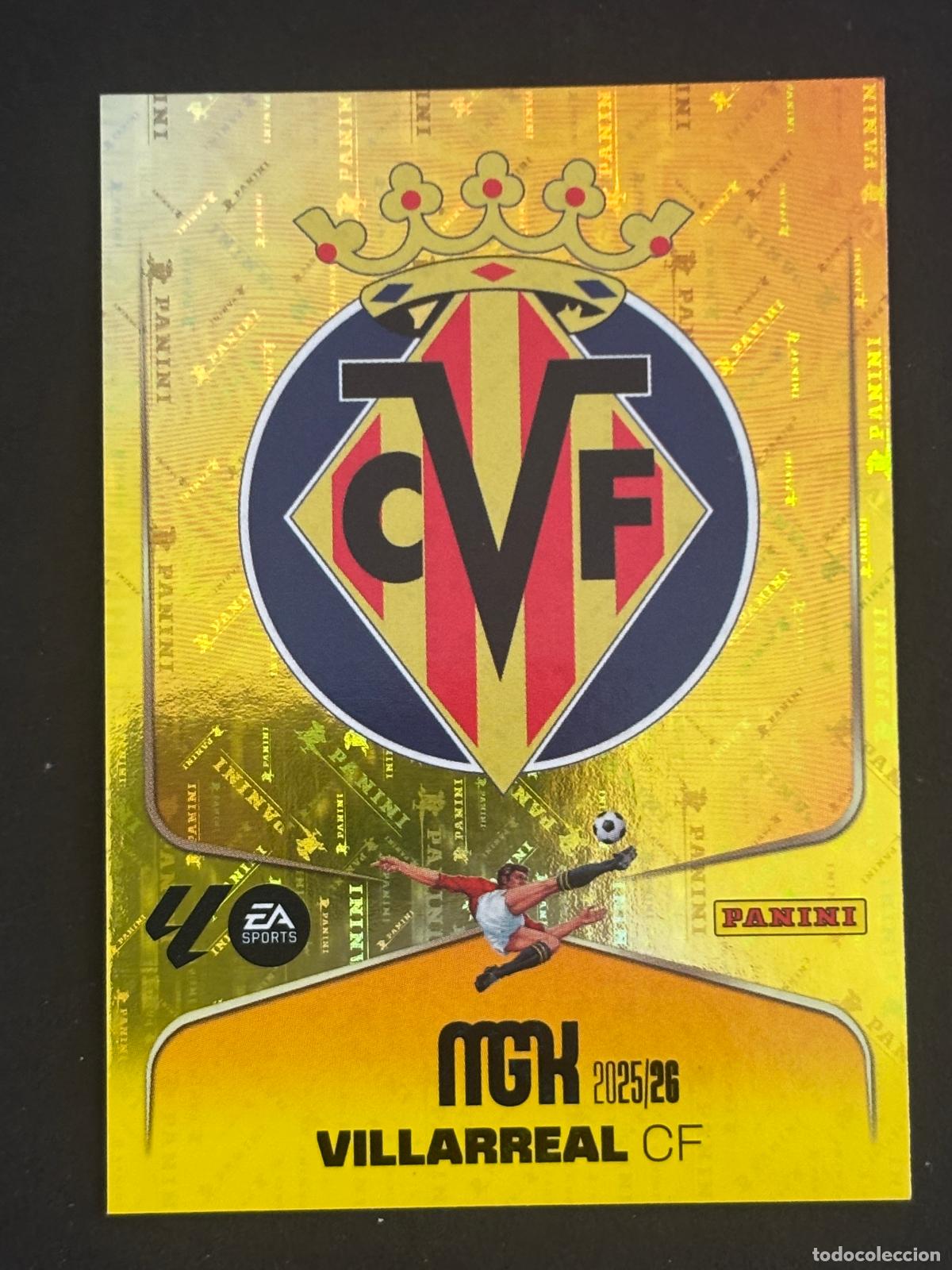 Figurine di Calcio: 361 ESCUDO VILLARREAL MEGACRACKS MGK 25-26 2025-2026 PANINI LIGA