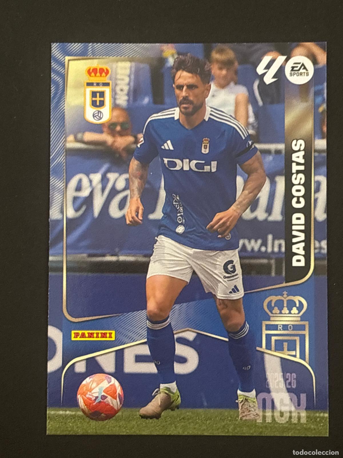 Figurine di Calcio: 277 DAVID COSTAS OVIEDO MEGACRACKS MGK 25-26 2025-2026 PANINI LIGA