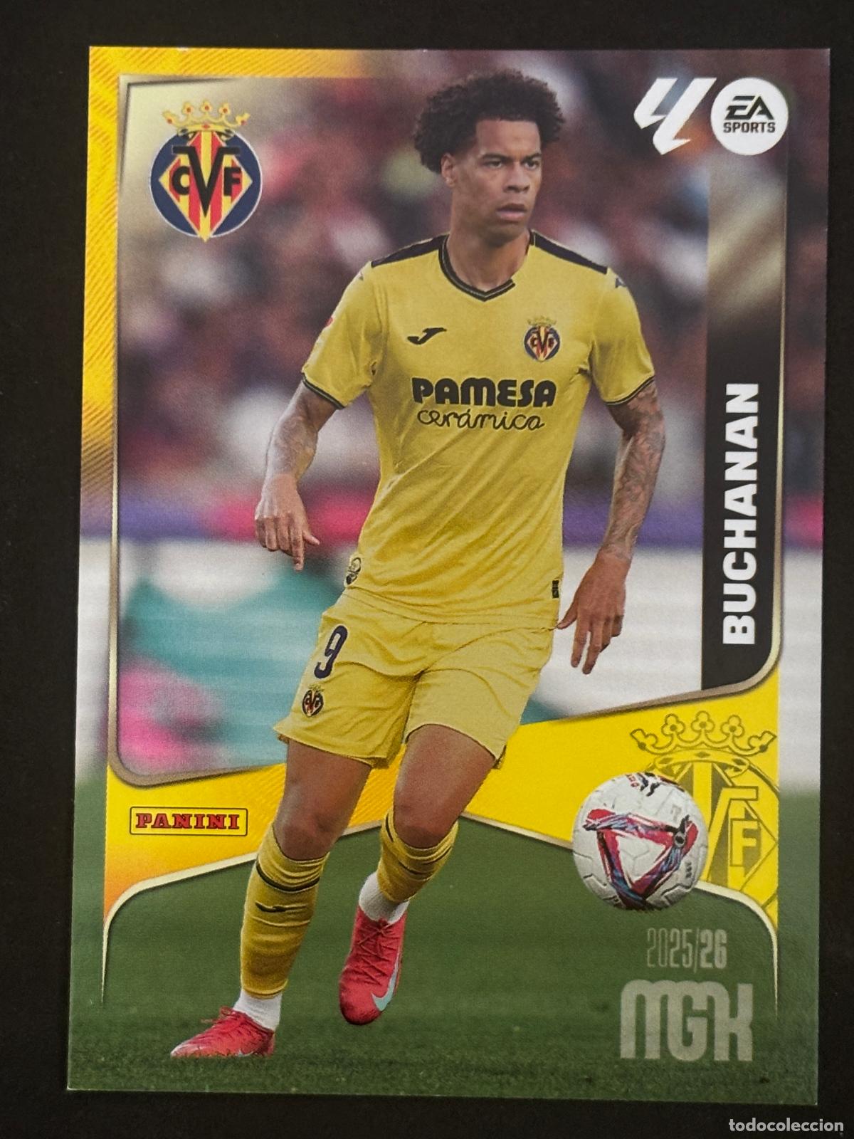 Figurine di Calcio: 373 BUCHANAN VILLARREAL 2&ordf; EDICI&Oacute;N MEGACRACKS MGK 25-26 2025-2026 PANINI LIGA