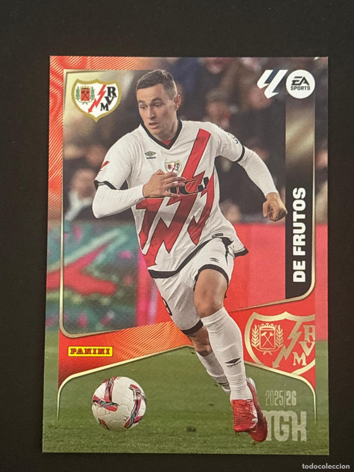 Fu&szlig;ball-Sticker: 303 DE FRUTOS RAYO MEGACRACKS MGK 25-26 2025-2026 PANINI LIGA