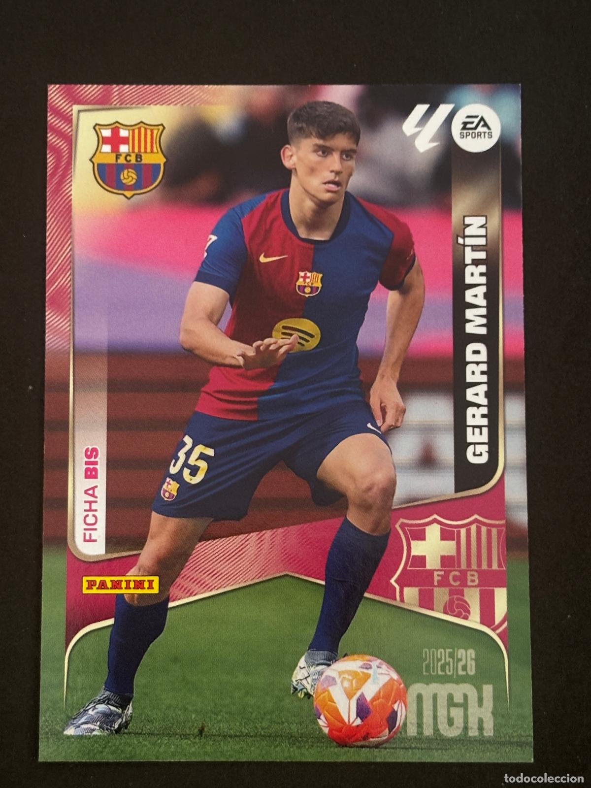 Fu&szlig;ball-Sticker: 80BIS GERARD MART&Iacute;N BARCELONA 3&ordf; EDICI&Oacute;N MEGACRACKS MGK 25-26 2025-2026 PANINI LIGA