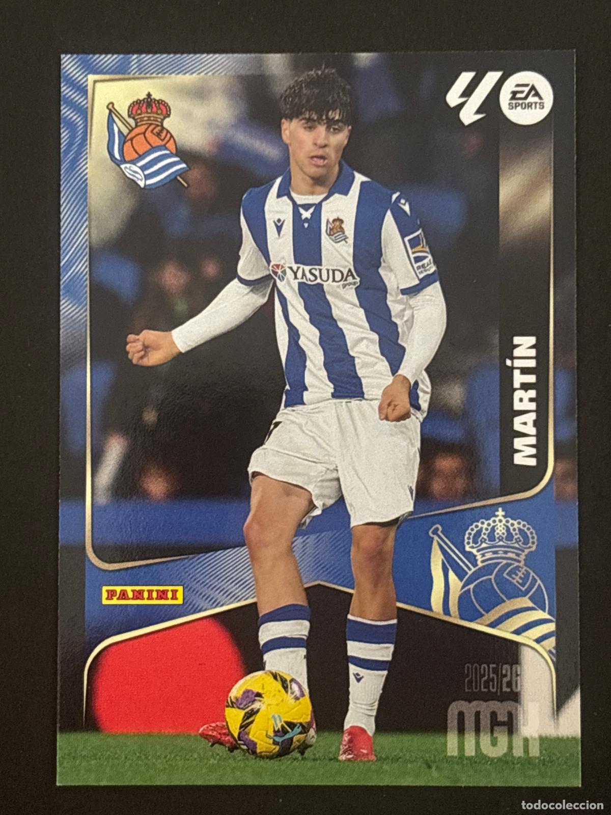 Fu&szlig;ball-Sticker: 311 JON MART&Iacute;N REAL SOCIEDAD 2&ordf; EDICI&Oacute;N MEGACRACKS MGK 25-26 2025-2026 PANINI LIGA