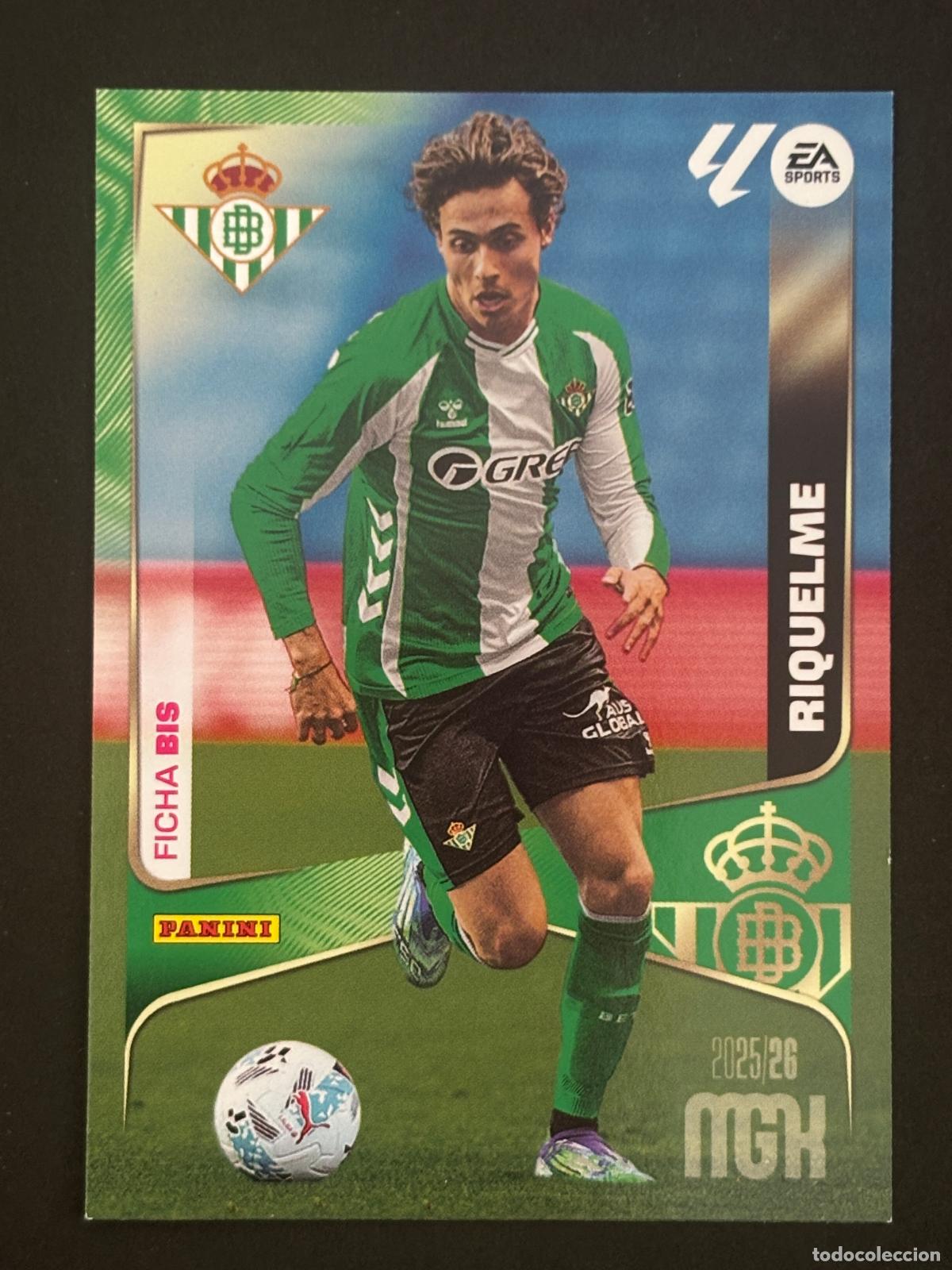 Fu&szlig;ball-Sticker: 105BIS RIQUELME BETIS 2&ordf; EDICI&Oacute;N MEGACRACKS MGK 25-26 2025-2026 PANINI LIGA