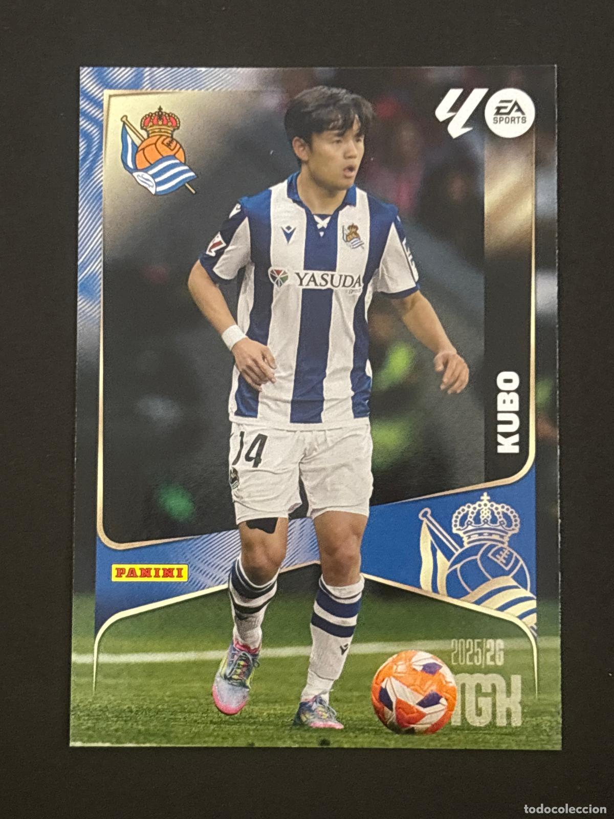 Fu&szlig;ball-Sticker: 320 KUBO REAL SOCIEDAD MEGACRACKS MGK 25-26 2025-2026 PANINI LIGA