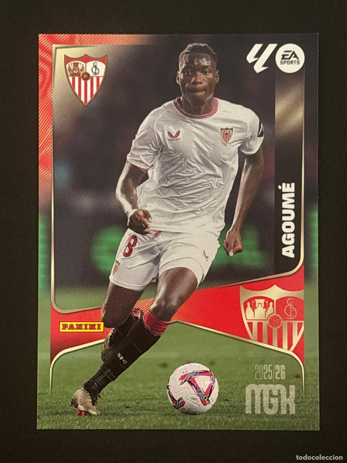 Fu&szlig;ball-Sticker: 336 AGOUM&Eacute; SEVILLA MEGACRACKS MGK 25-26 2025-2026 PANINI LIGA