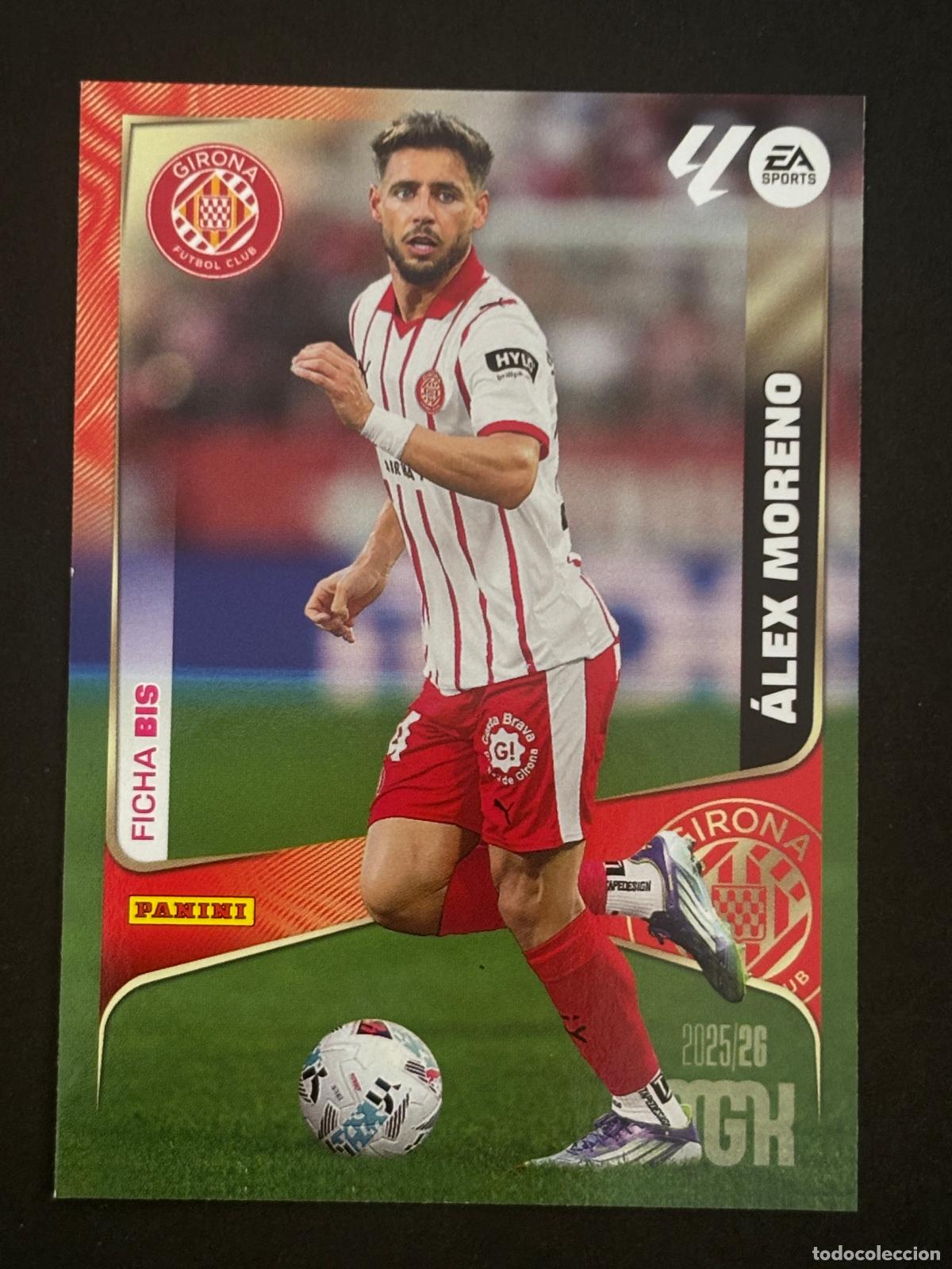 Fu&szlig;ball-Sticker: 188BIS &Aacute;LEX MORENO GIRONA 3&ordf; EDICI&Oacute;N MEGACRACKS MGK 25-26 2025-2026 PANINI LIGA