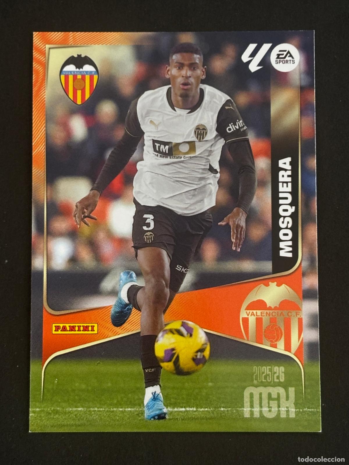 Fu&szlig;ball-Sticker: 348 MOSQUERA VALENCIA MEGACRACKS MGK 25-26 2025-2026 PANINI LIGA