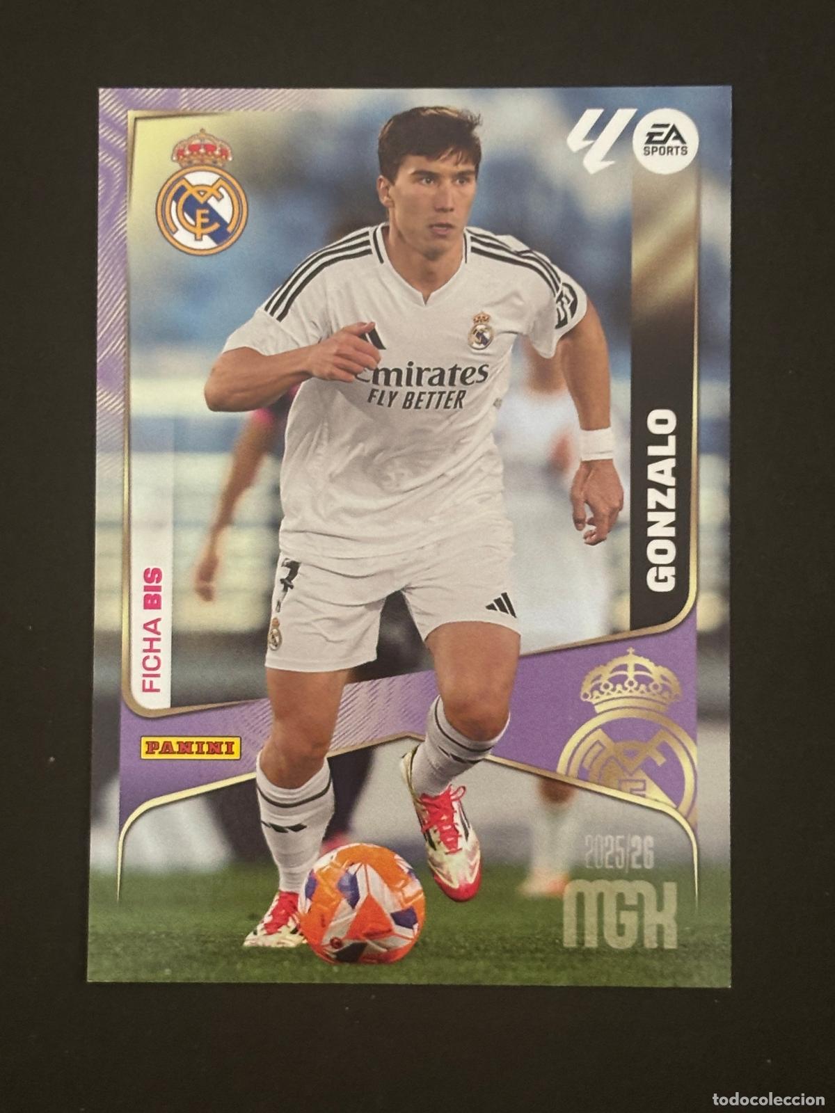 Fu&szlig;ball-Sticker: 233BIS GONZALO REAL MADRID 2&ordf; EDICI&Oacute;N MEGACRACKS MGK 25-26 2025-2026 PANINI LIGA