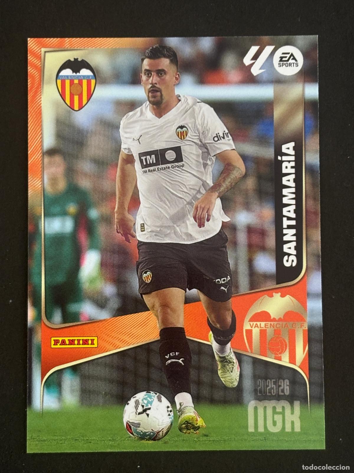 Fu&szlig;ball-Sticker: 357 SANTAMAR&Iacute;A VALENCIA 2&ordf; EDICI&Oacute;N MEGACRACKS MGK 25-26 2025-2026 PANINI LIGA
