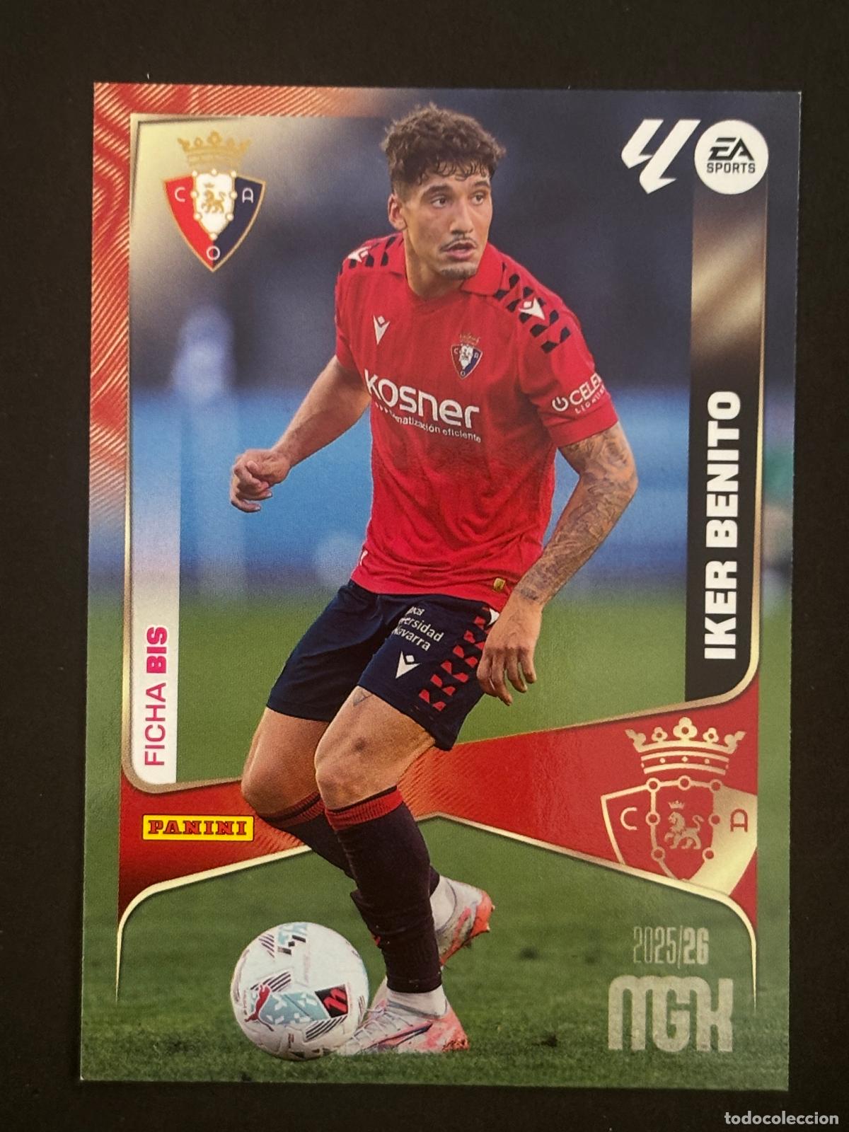 Fu&szlig;ball-Sticker: 268BIS IKER BENITO OSASUNA 3&ordf; EDICI&Oacute;N MEGACRACKS MGK 25-26 2025-2026 PANINI LIGA