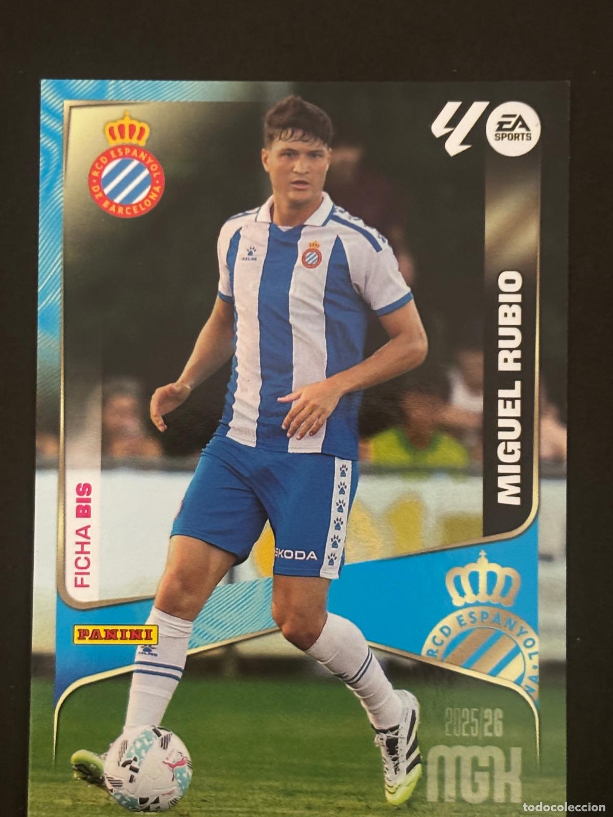 Cromos de f&uacute;tbol: 149BIS MIGUEL RUBIO ESPANYOL 2&ordf; EDICI&Oacute;N MEGACRACKS MGK 25-26 2025-2026 PANINI LIGA