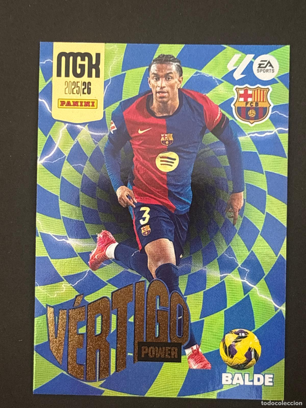 Cromos de Futebol: 380P BALDE BARCELONA V&Eacute;RTIGO POWER MEGACRACKS MGK 25-26 2025-2026 PANINI LIGA