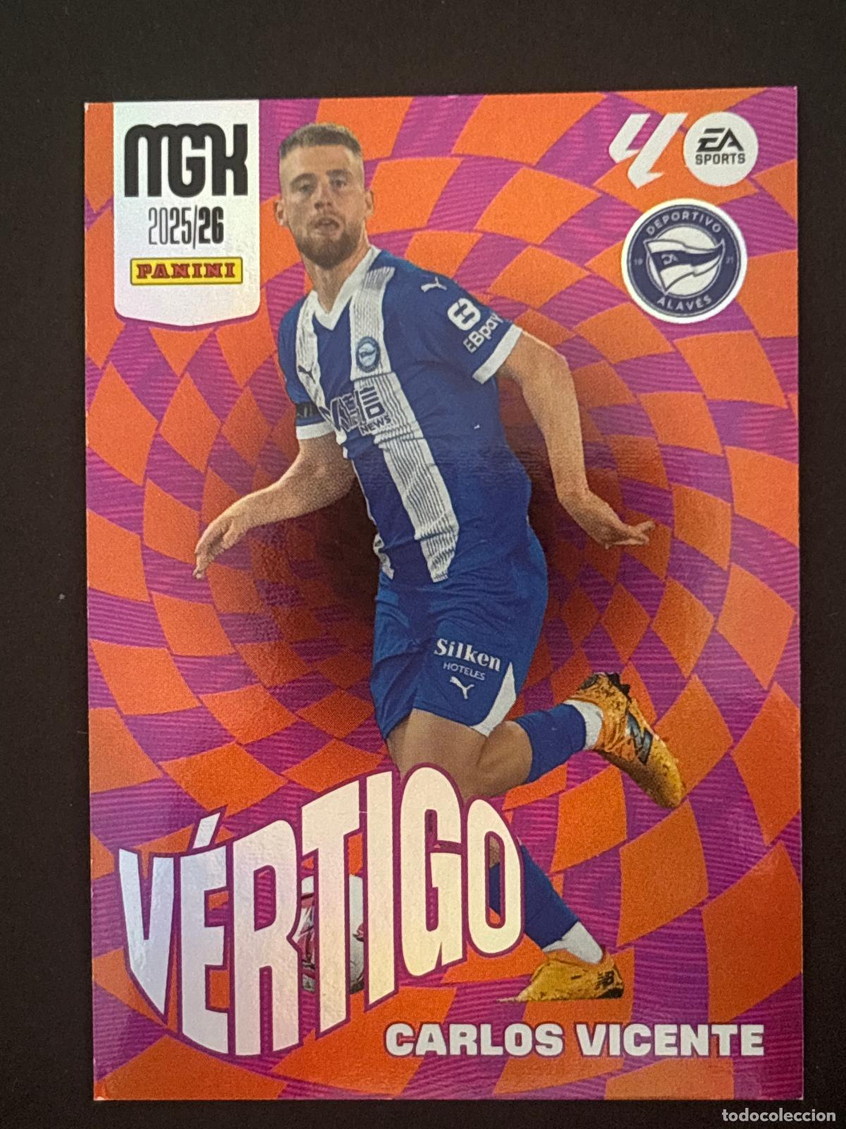 Cromos de Futebol: 382 CARLOS VICENTE ALAVES V&Eacute;RTIGO MEGACRACKS MGK 25-26 2025-2026 PANINI LIGA