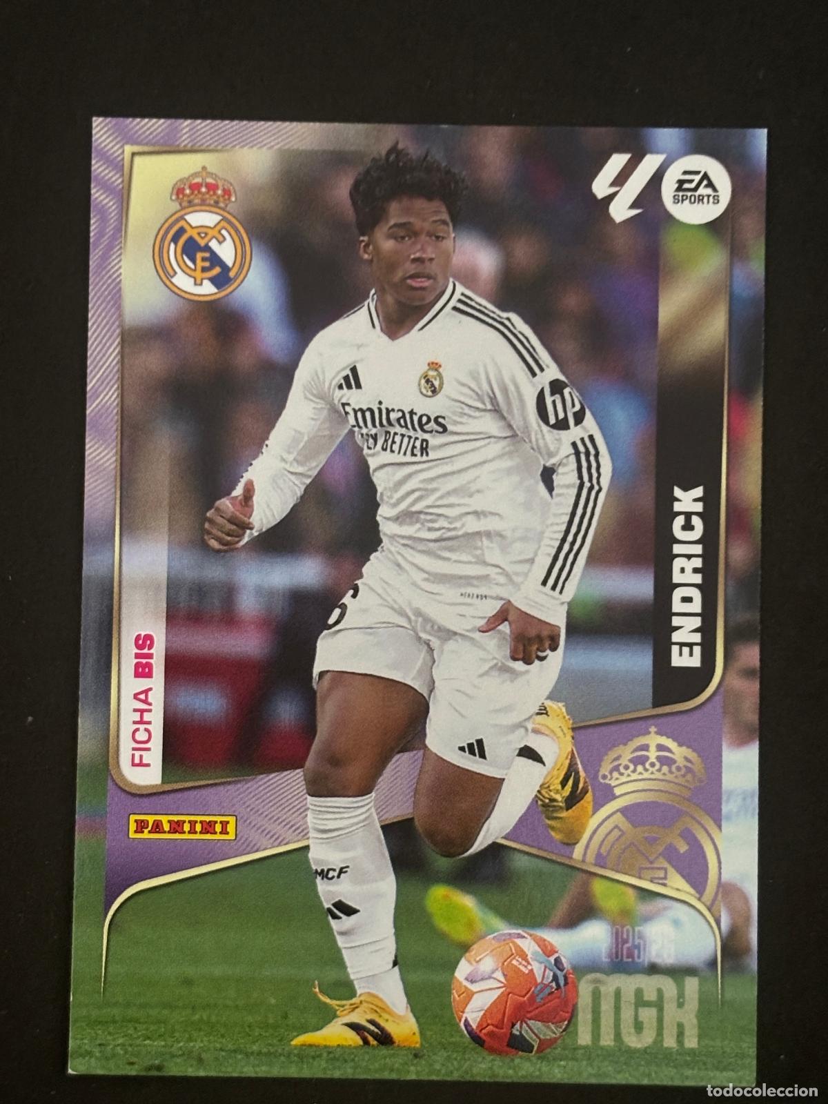 Cromos de f&uacute;tbol: 231BIS ENDRICK REAL MADRID 2&ordf; EDICI&Oacute;N MEGACRACKS MGK 25-26 2025-2026 PANINI LIGA