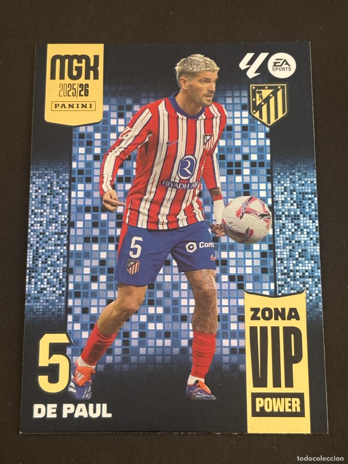 Cromos de f&uacute;tbol: 393P DE PAUL AT MADRID ZONA VIP POWER MEGACRACKS MGK 25-26 2025-2026 PANINI LIGA