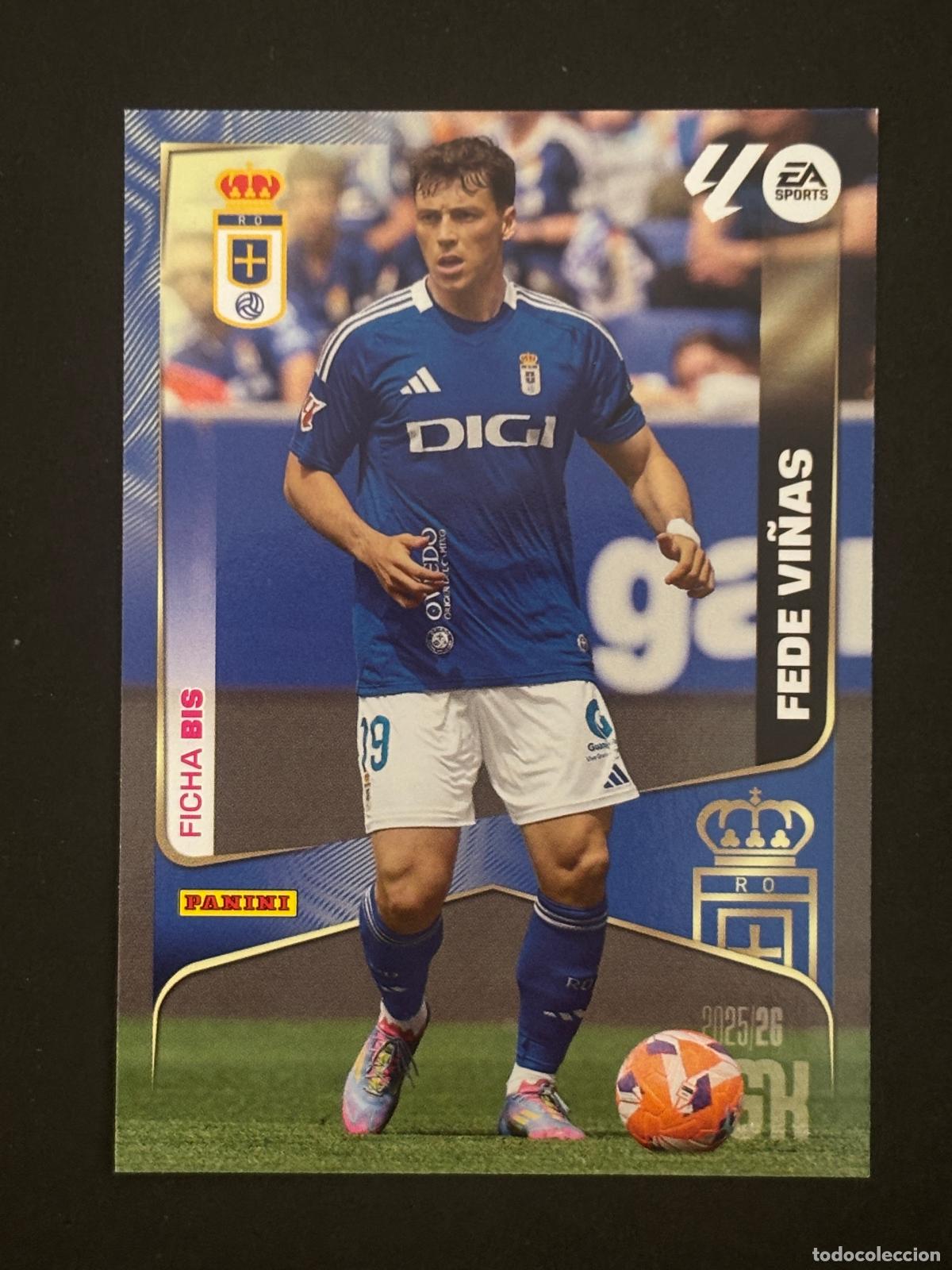 Cromos de f&uacute;tbol: 288BIS FEDE VI&Ntilde;AS OVIEDO 2&ordf; EDICI&Oacute;N MEGACRACKS MGK 25-26 2025-2026 PANINI LIGA