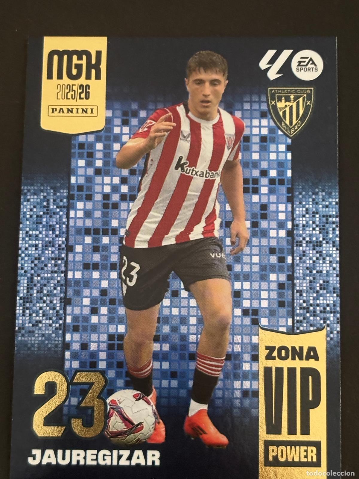 Cromos de f&uacute;tbol: 397P JAUREGIZAR AT BILBAO ZONA VIP POWER MEGACRACKS MGK 25-26 2025-2026 PANINI LIGA