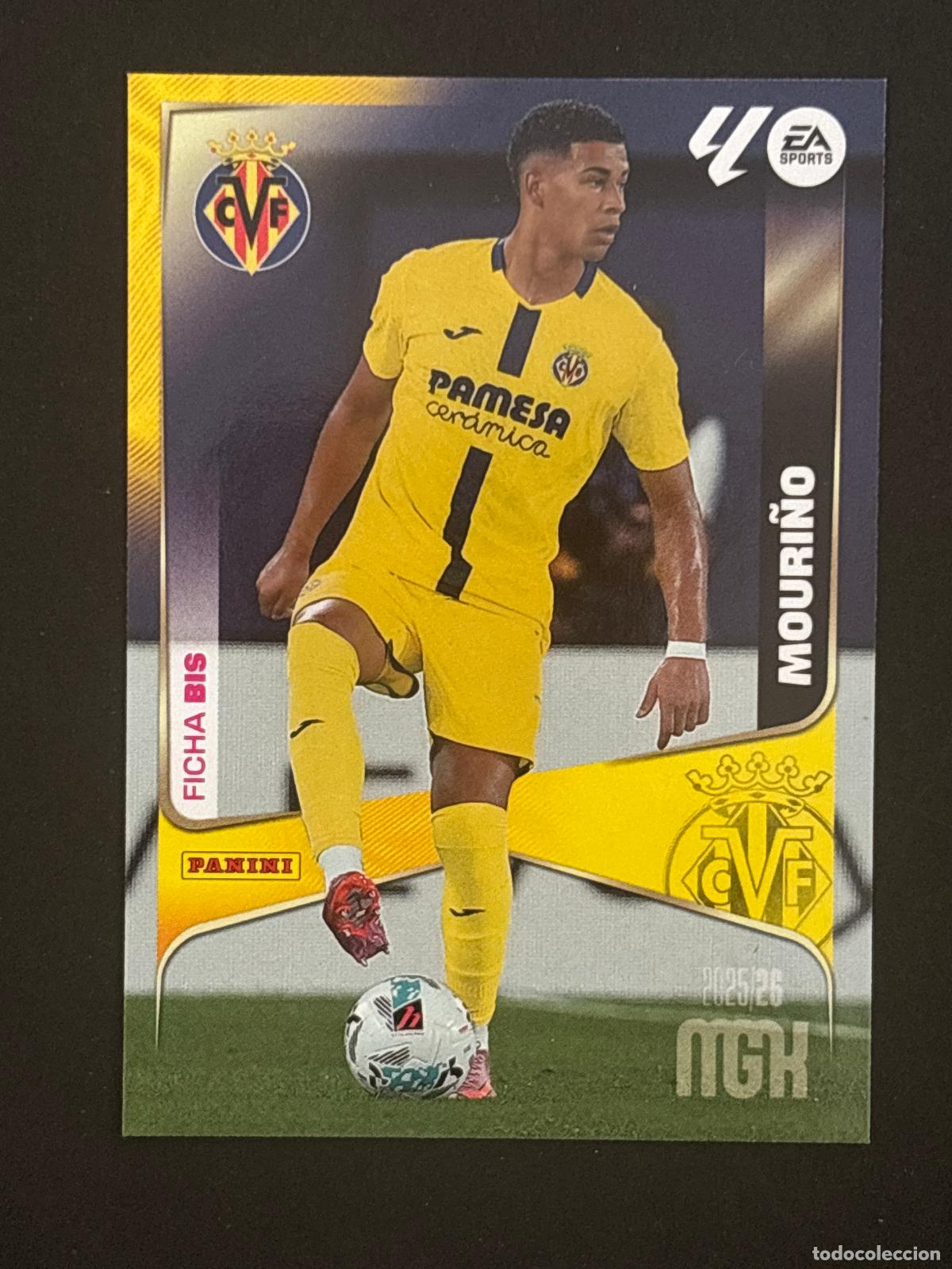 Cromos de f&uacute;tbol: 366BIS MOURI&Ntilde;O VILLARREAL 2&ordf; EDICI&Oacute;N MEGACRACKS MGK 25-26 2025-2026 PANINI LIGA