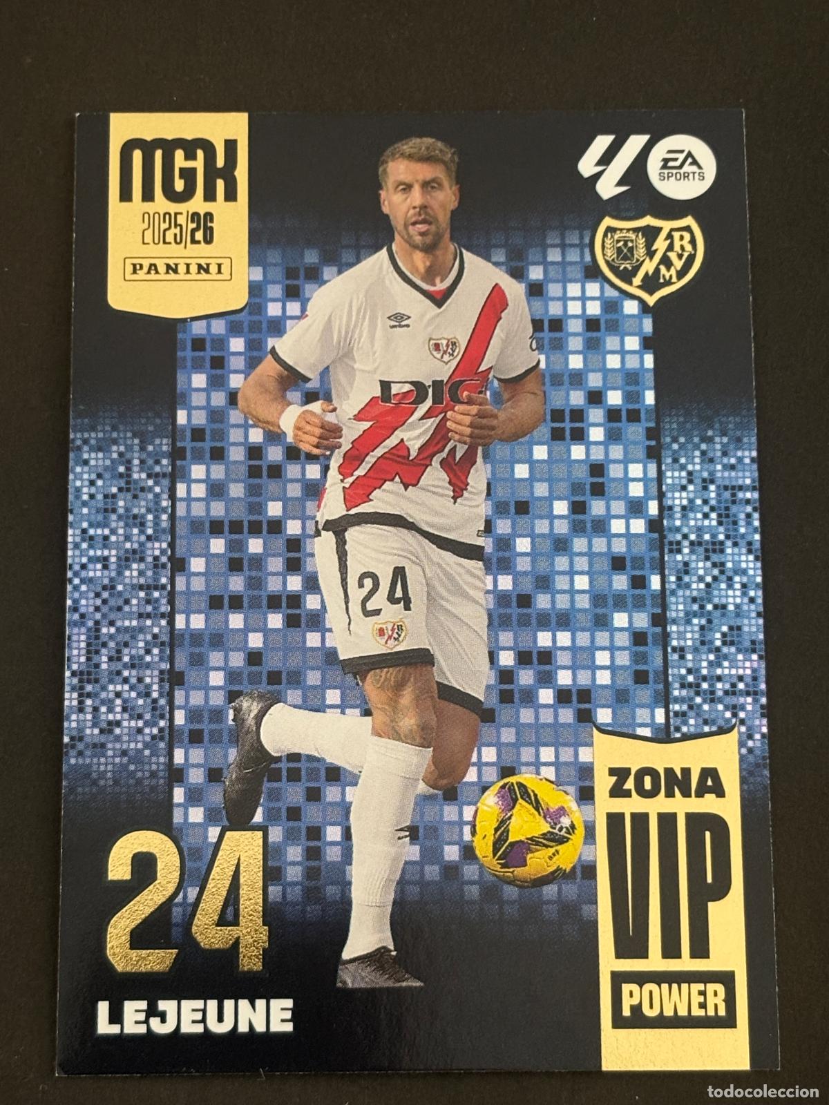 Cromos de f&uacute;tbol: 400P LEJEUNE RAYO ZONA VIP POWER MEGACRACKS MGK 25-26 2025-2026 PANINI LIGA
