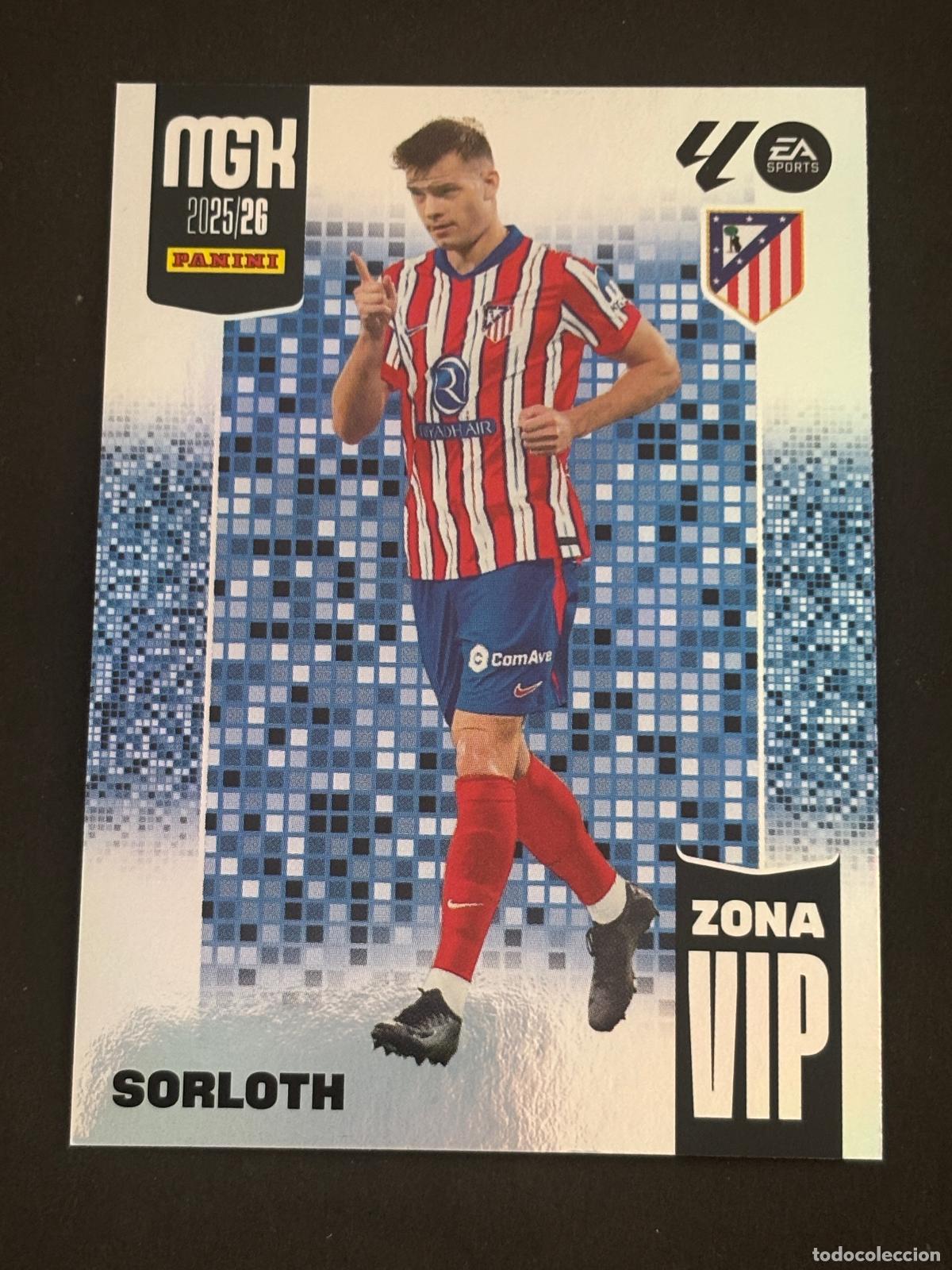 Figurine di Calcio: 404 SORLOTH AT MADRID ZONA VIP MEGACRACKS MGK 25-26 2025-2026 PANINI LIGA